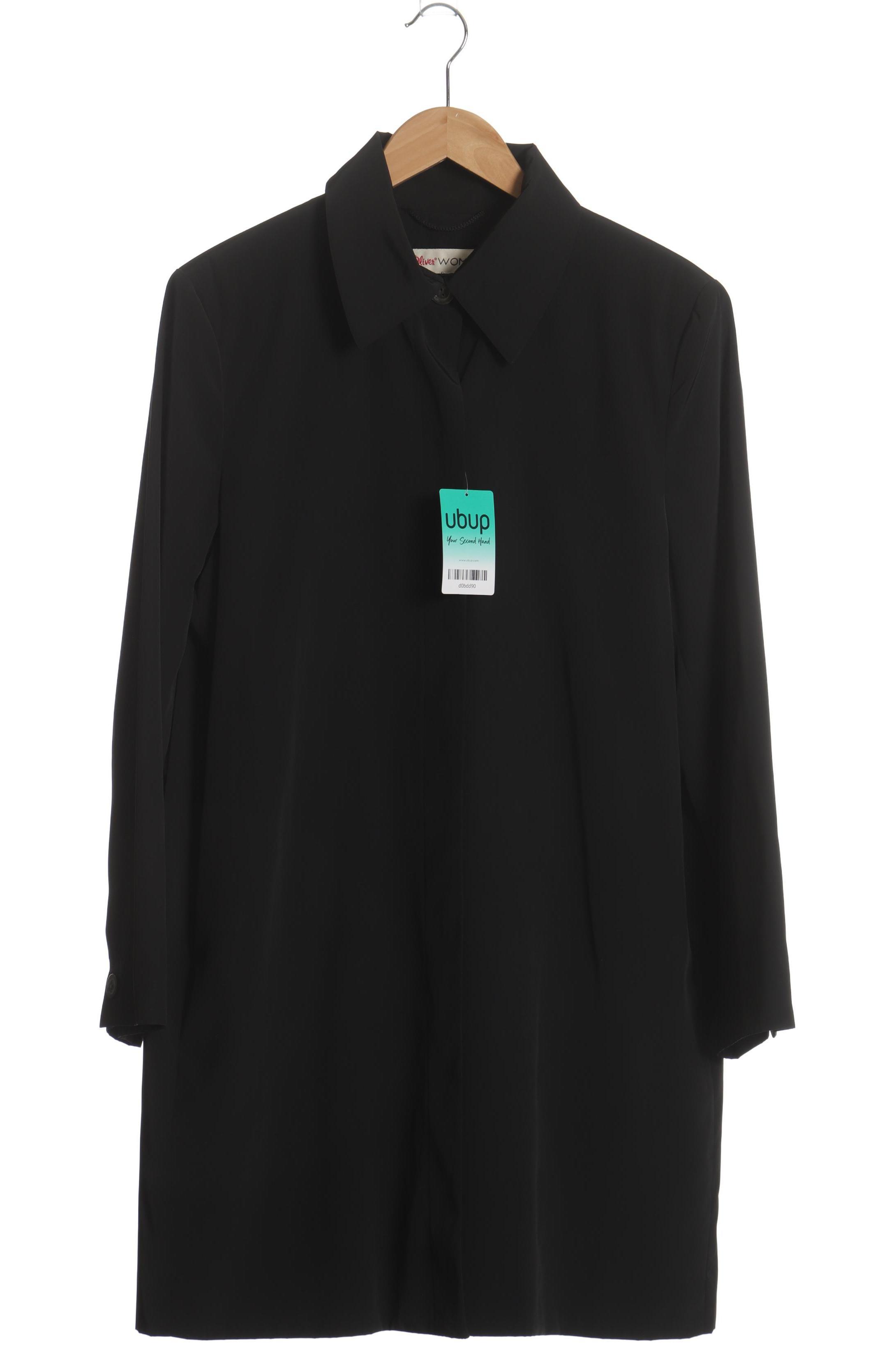 

s.Oliver Damen Mantel, schwarz, Gr. 40