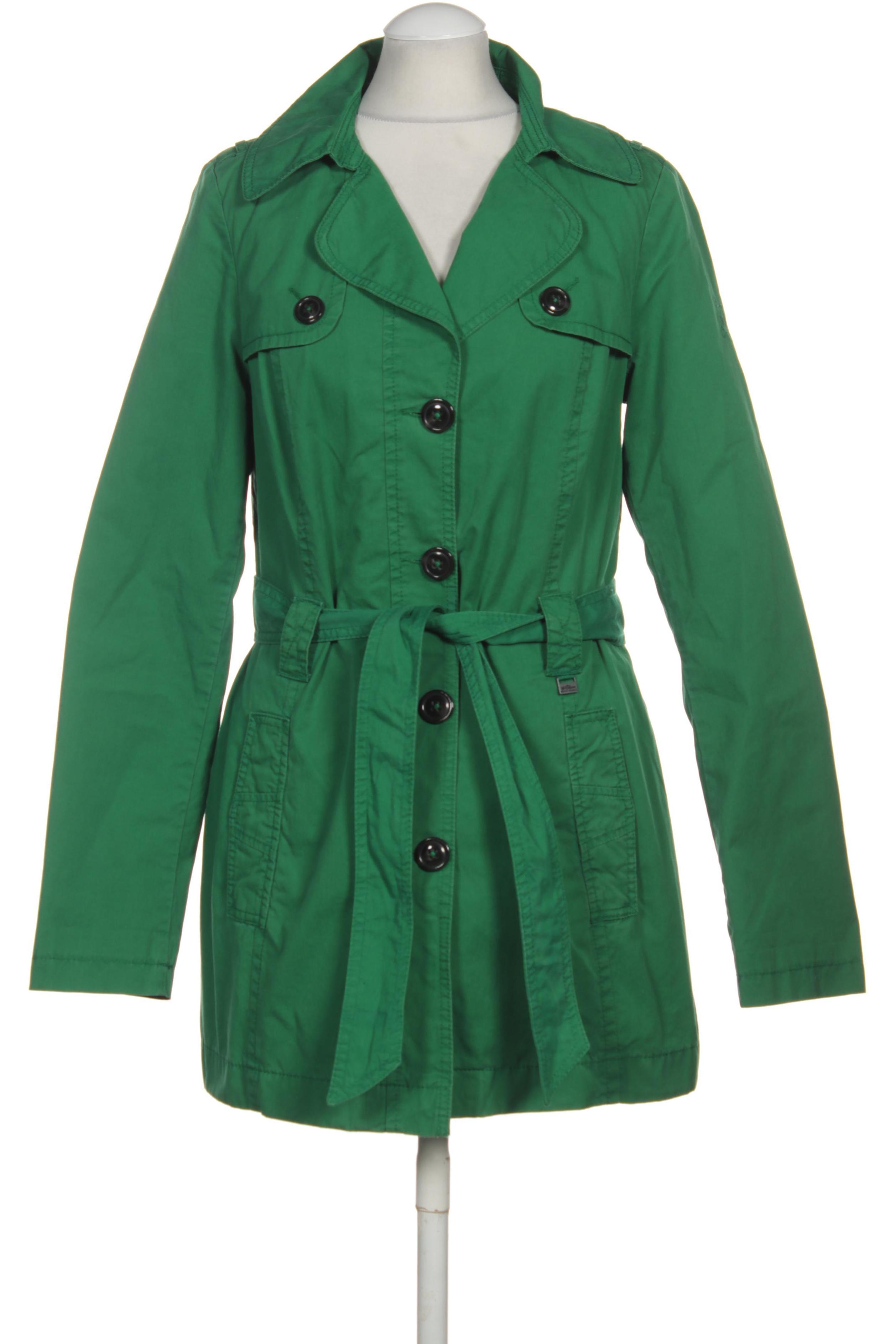 

s.Oliver Damen Mantel, grün, Gr. 36