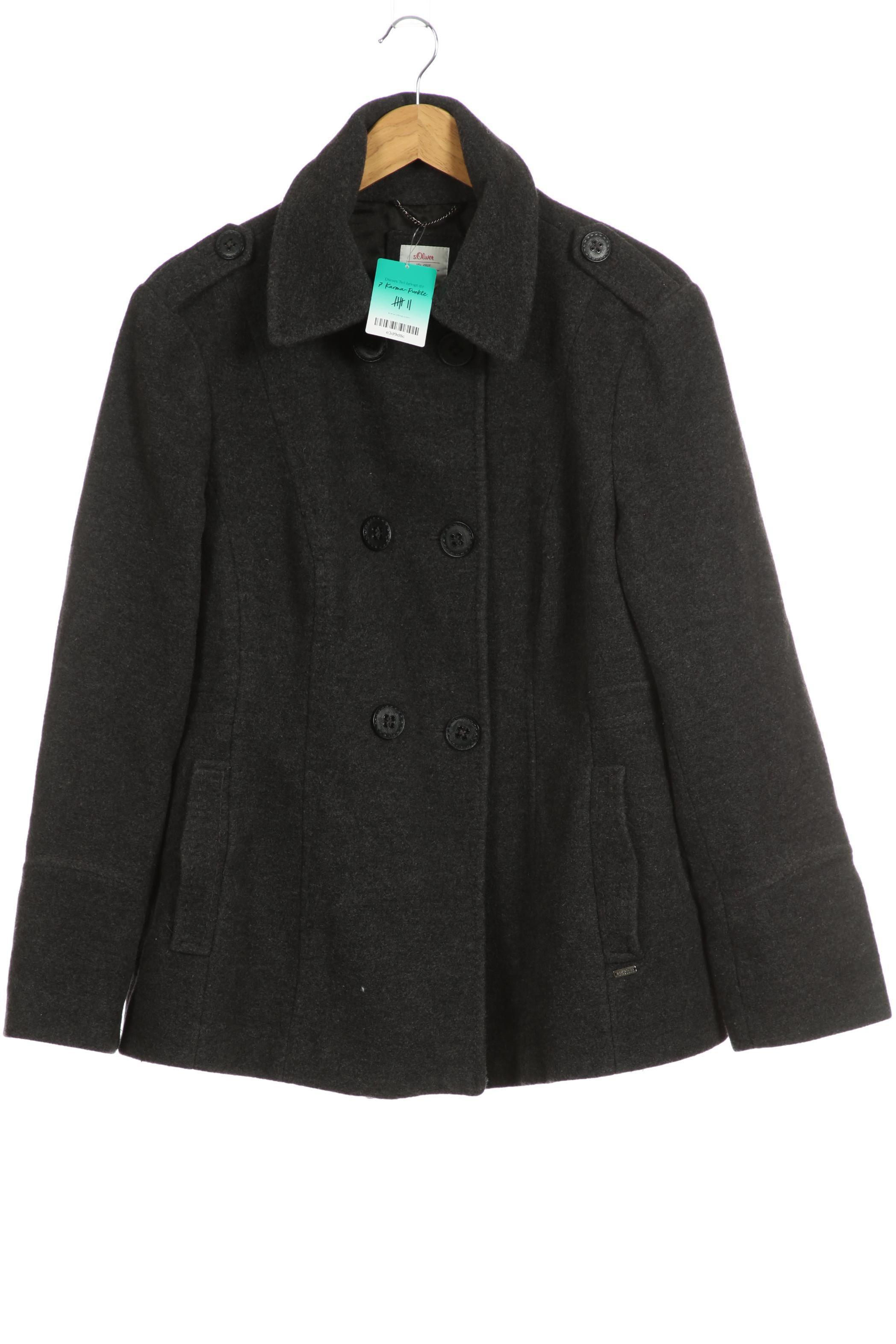 

s.Oliver Damen Mantel, grau, Gr. 46