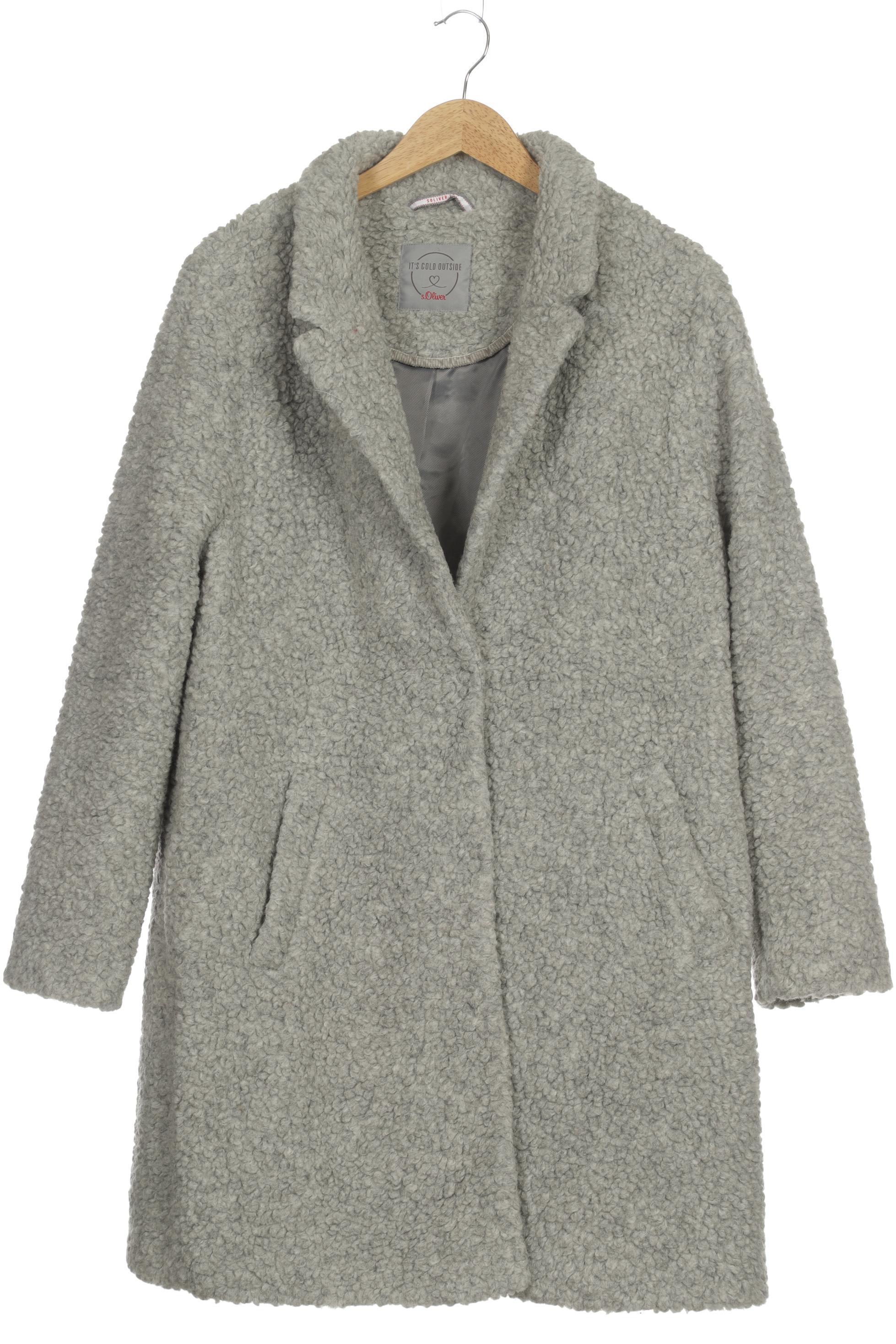 

s.Oliver Damen Mantel, grau, Gr. 42