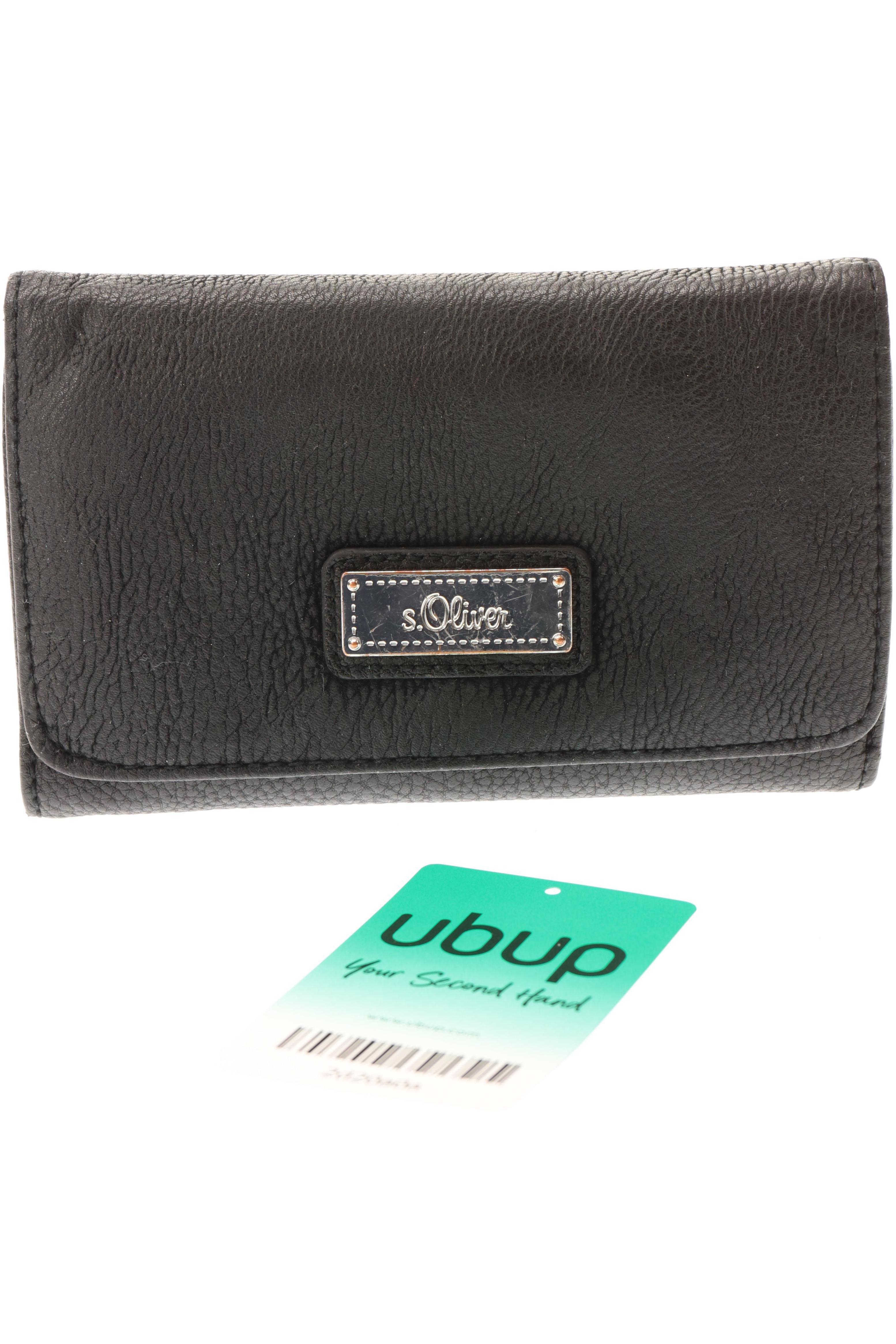 

s.Oliver Damen Portemonnaie, schwarz, Gr.