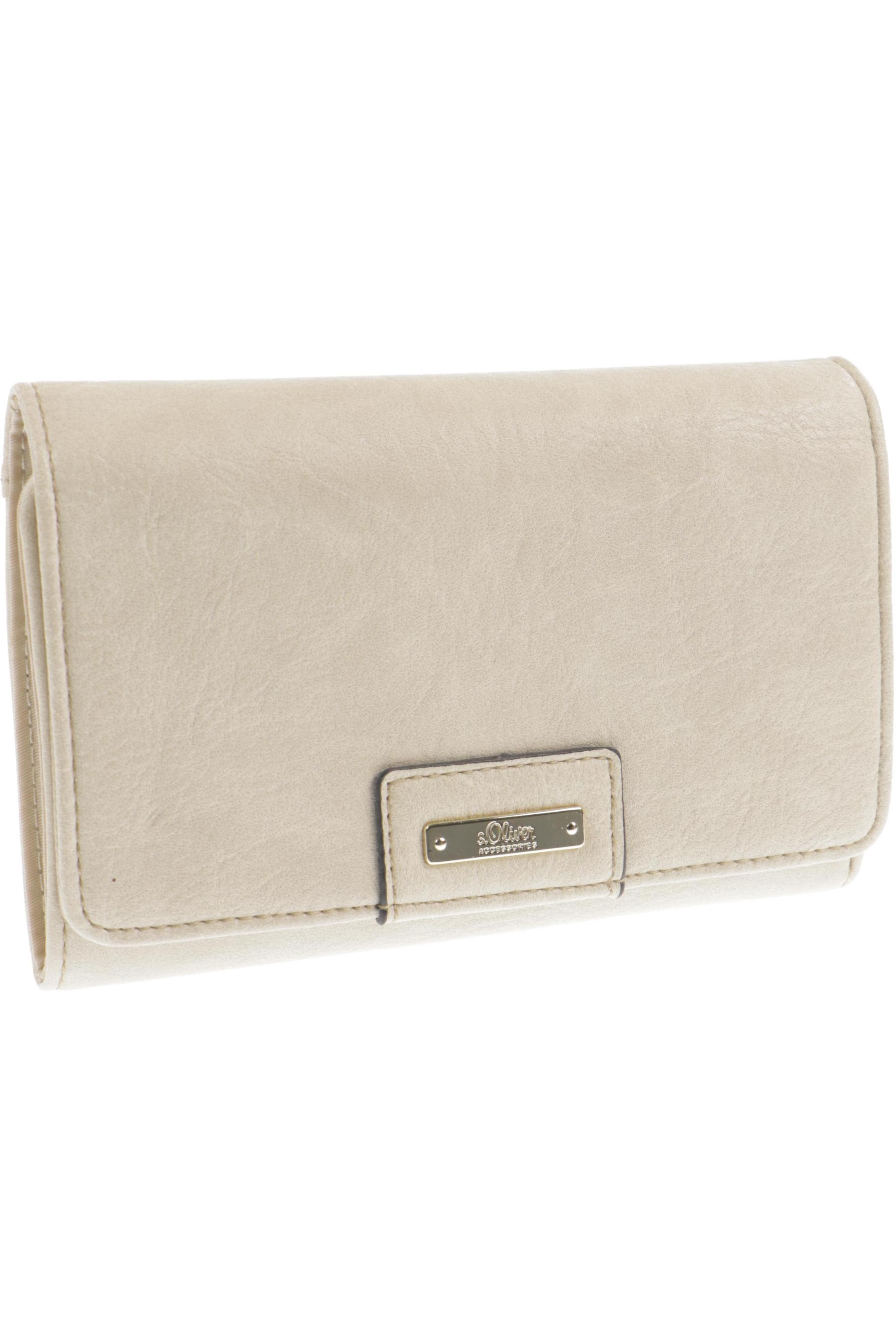 

s.Oliver Damen Portemonnaie, beige, Gr.