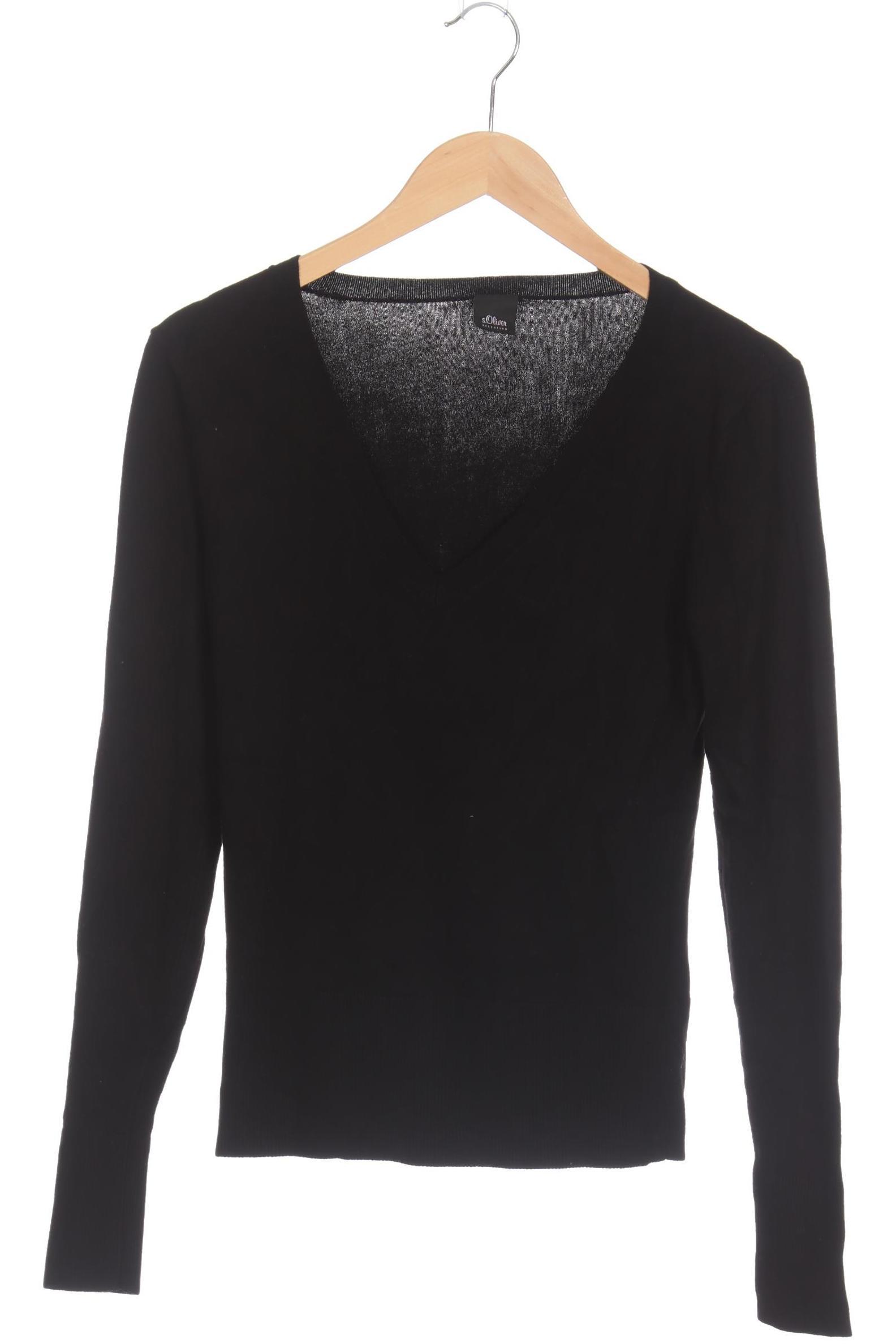 

s.Oliver Damen Pullover, schwarz, Gr. 34