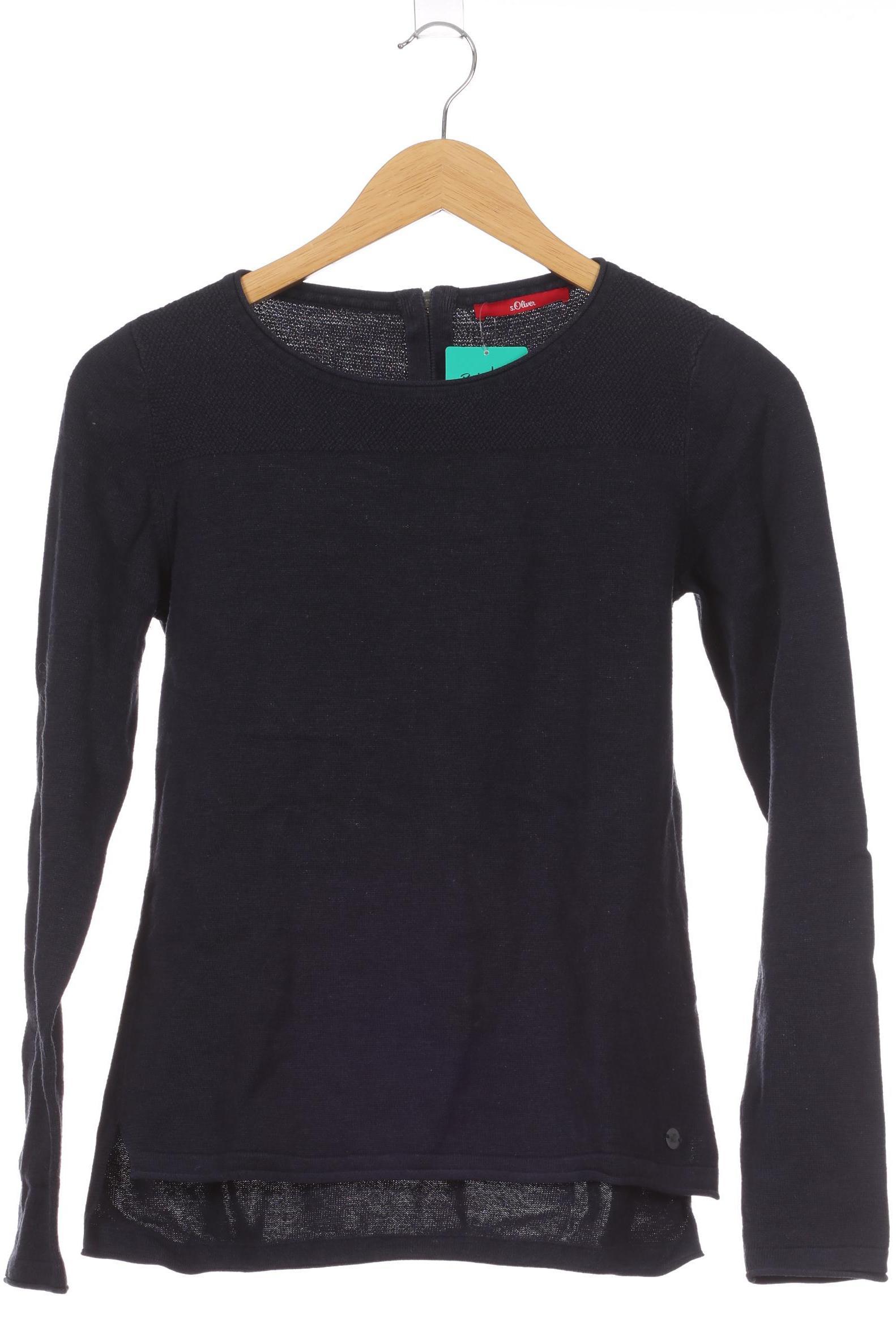 

s.Oliver Damen Pullover, blau, Gr. 36
