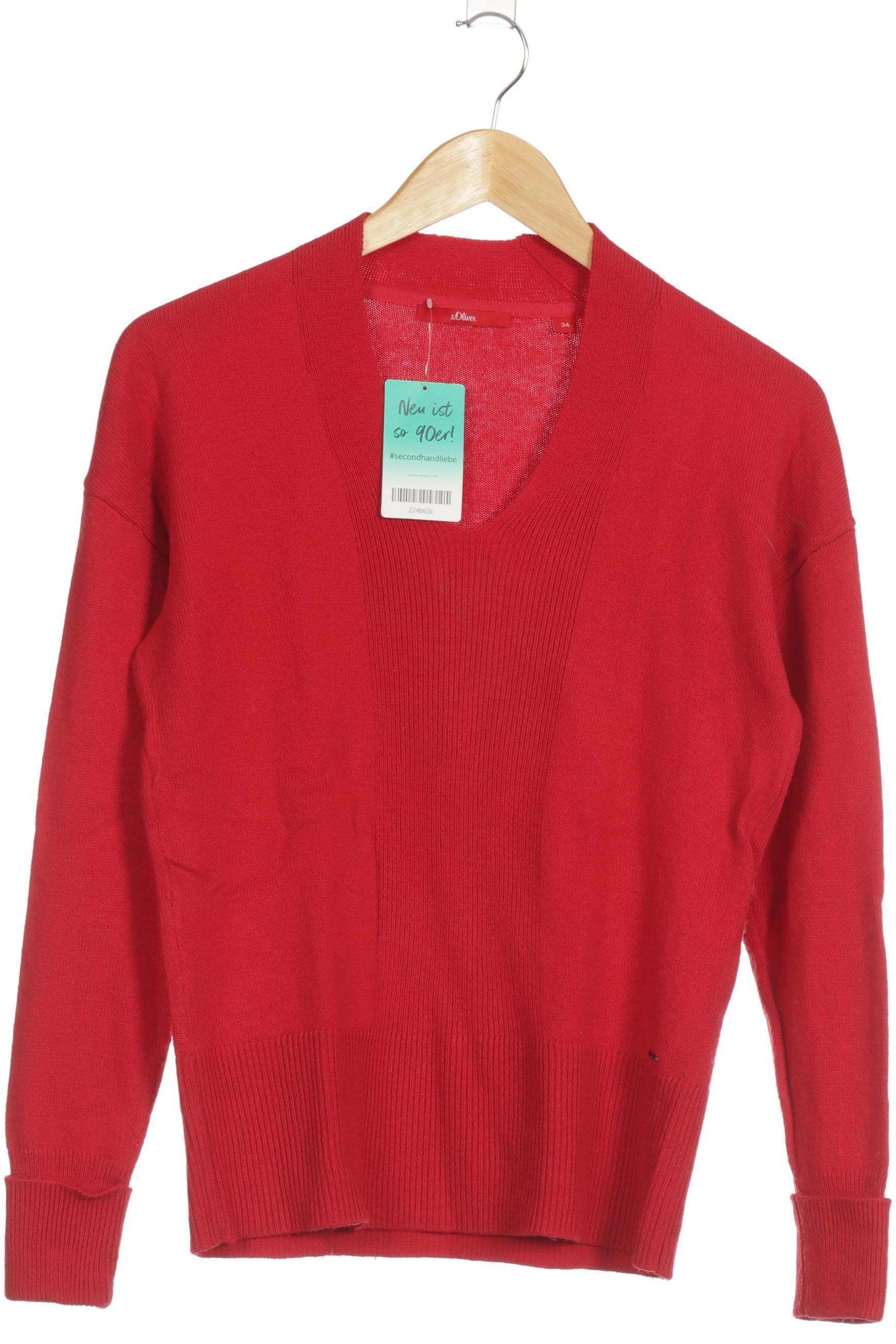 

s.Oliver Damen Pullover, rot, Gr. 34