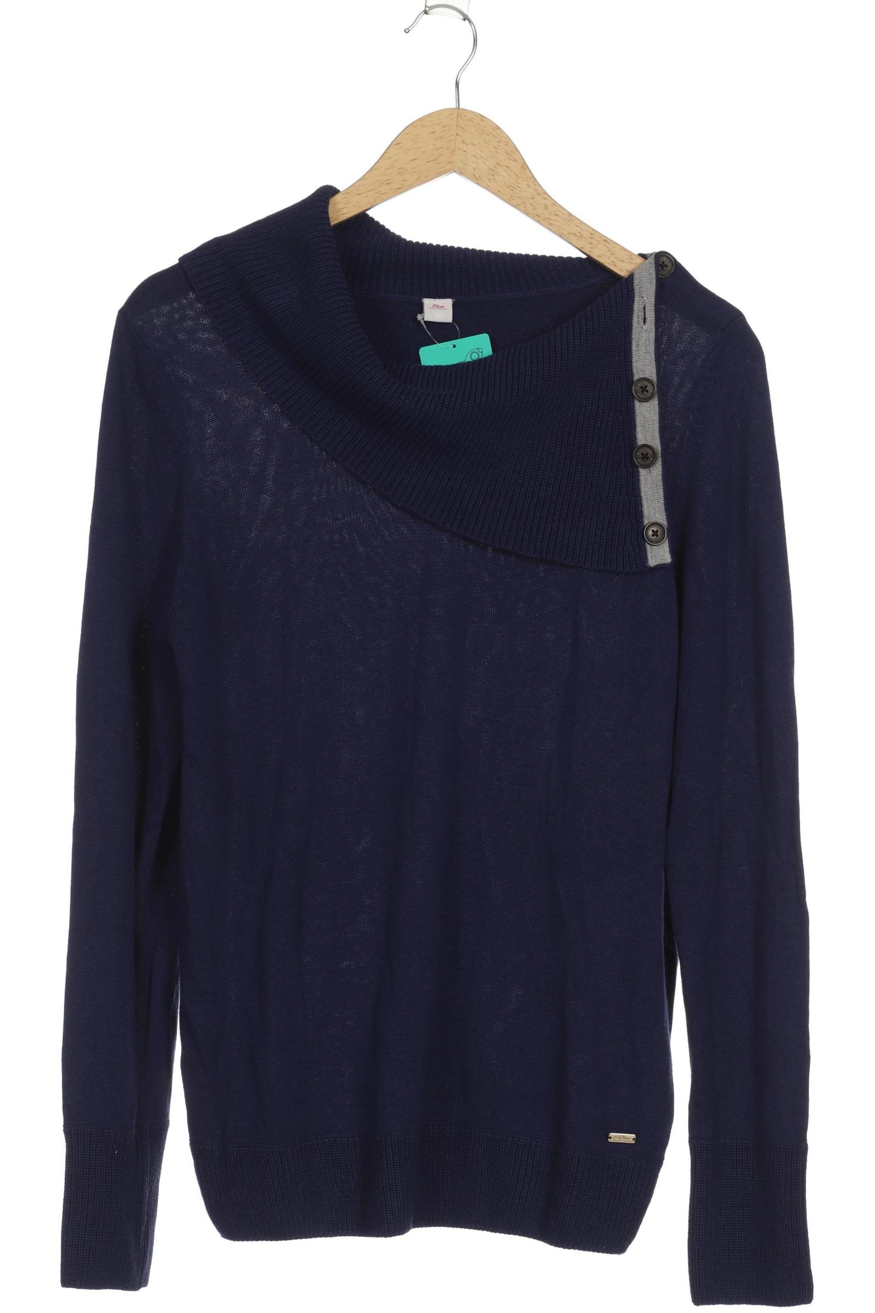 

s.Oliver Damen Pullover, blau, Gr. 42