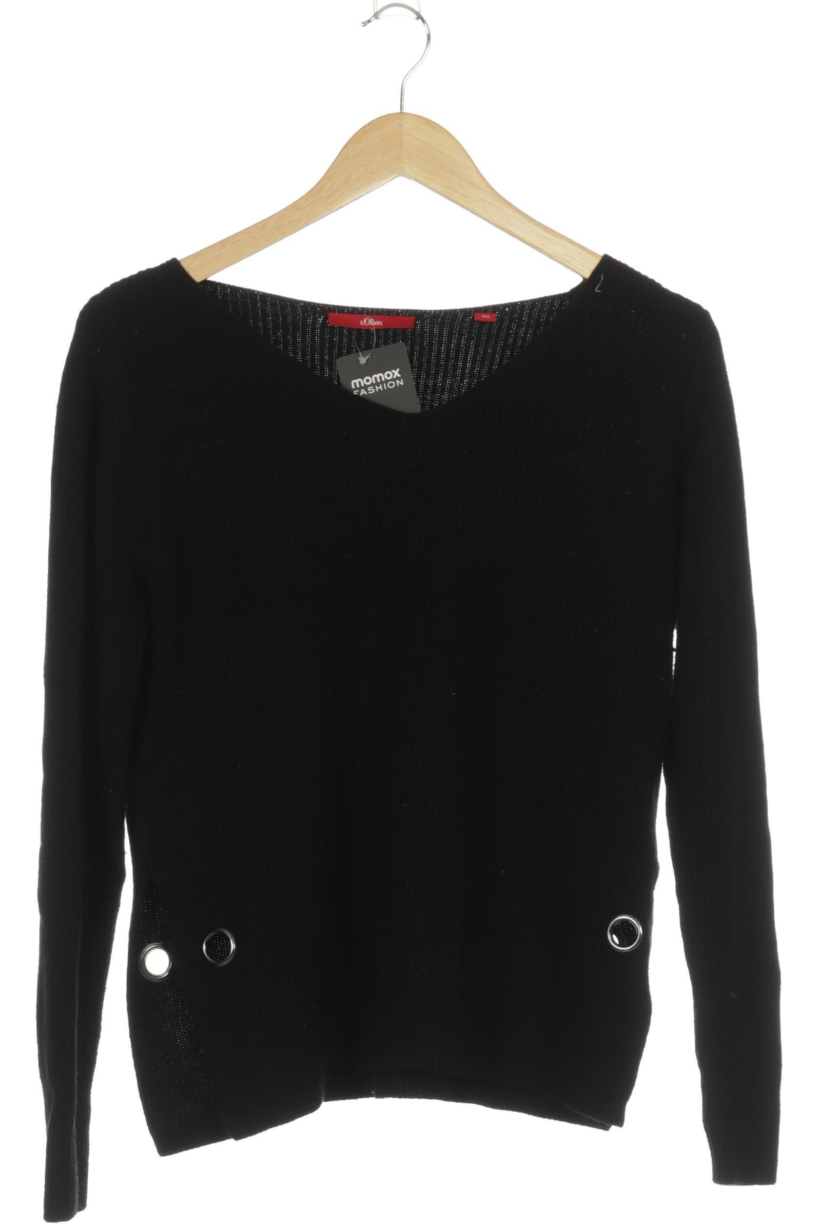 

s.Oliver Damen Pullover, schwarz, Gr. 40
