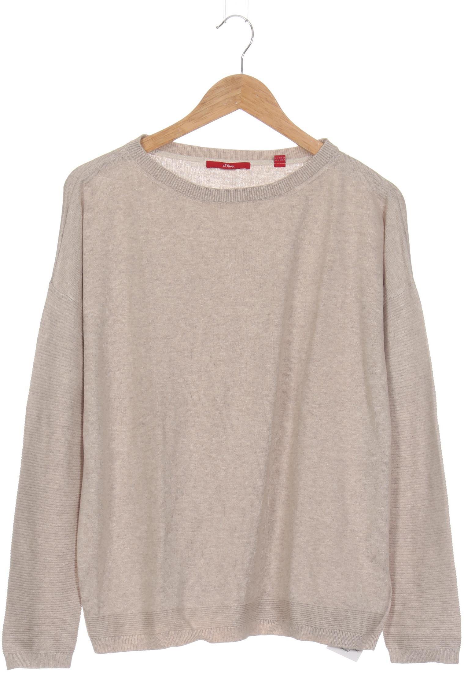 

s.Oliver Damen Pullover, beige, Gr. 44