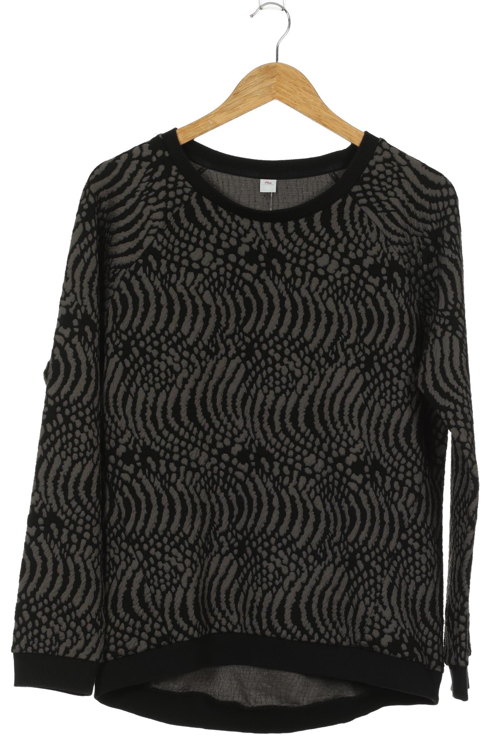 

s.Oliver Damen Sweatshirt, schwarz, Gr. 38
