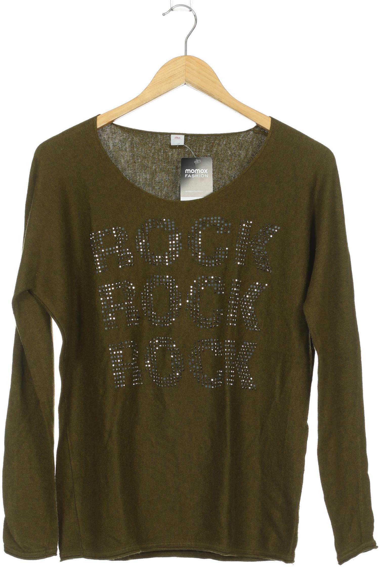 

s.Oliver Damen Pullover, grün, Gr. 40