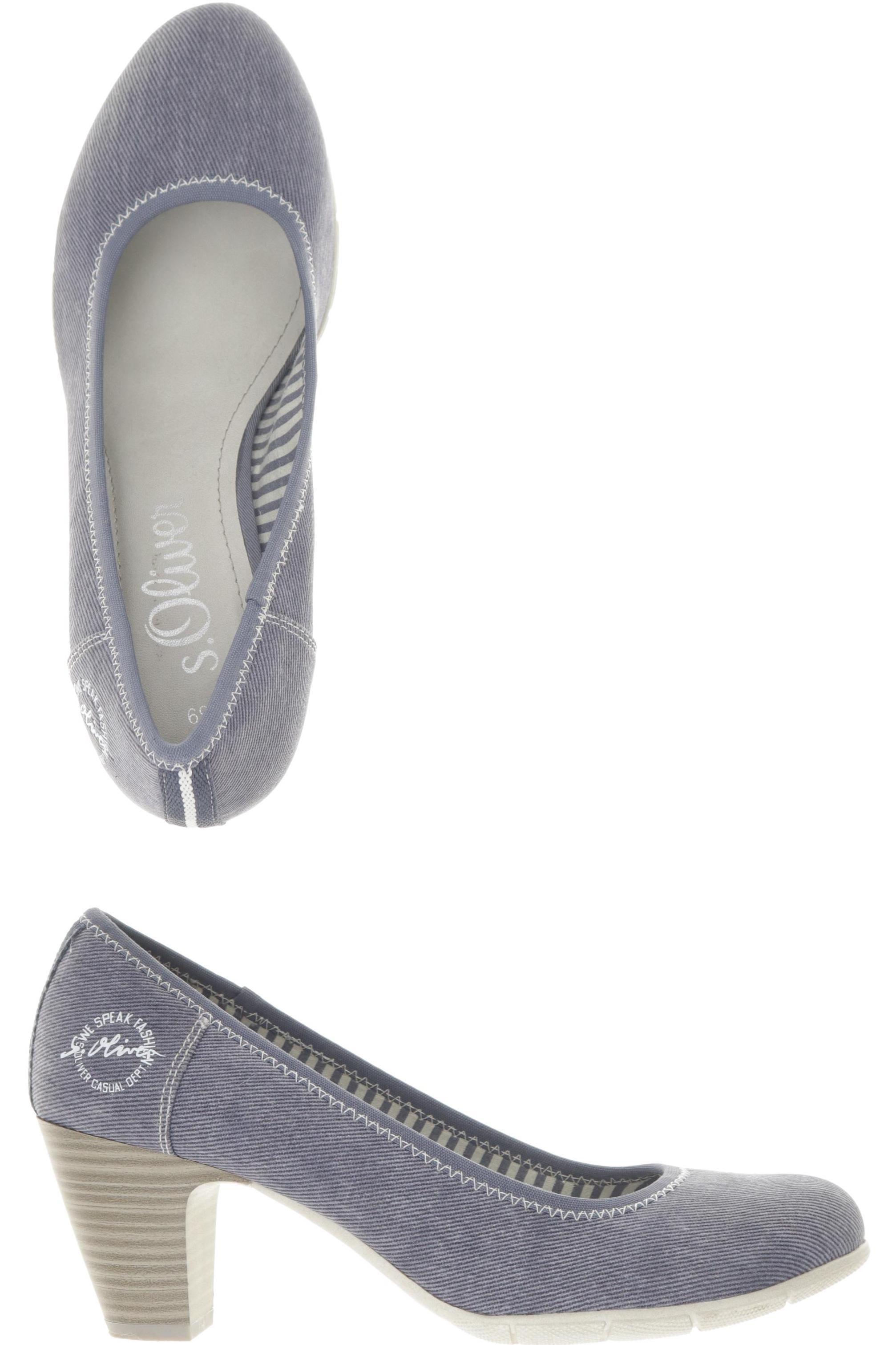 

s.Oliver Damen Pumps, blau, Gr. 39