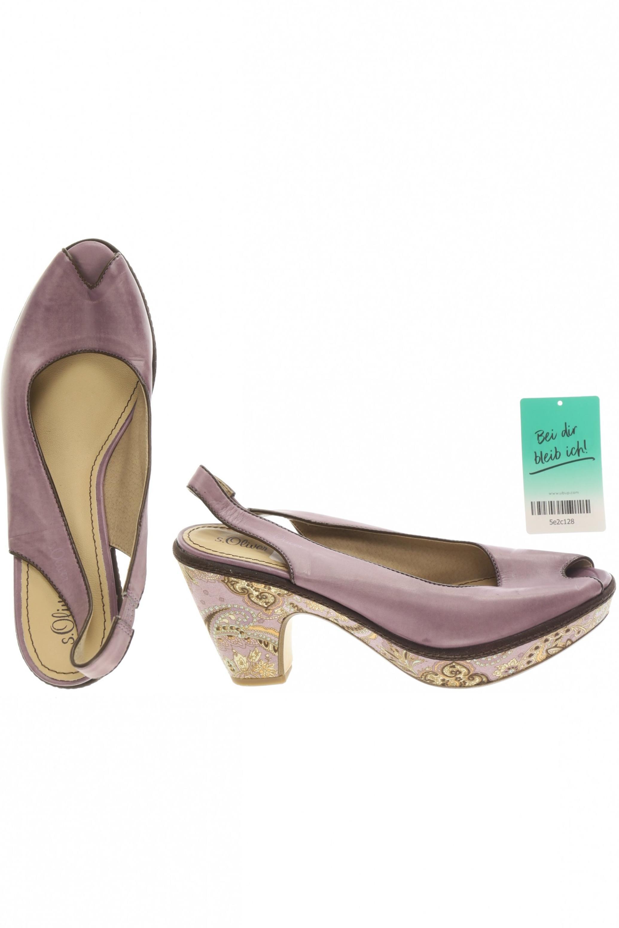 

s.Oliver Damen Sandale, lila, Gr. 40