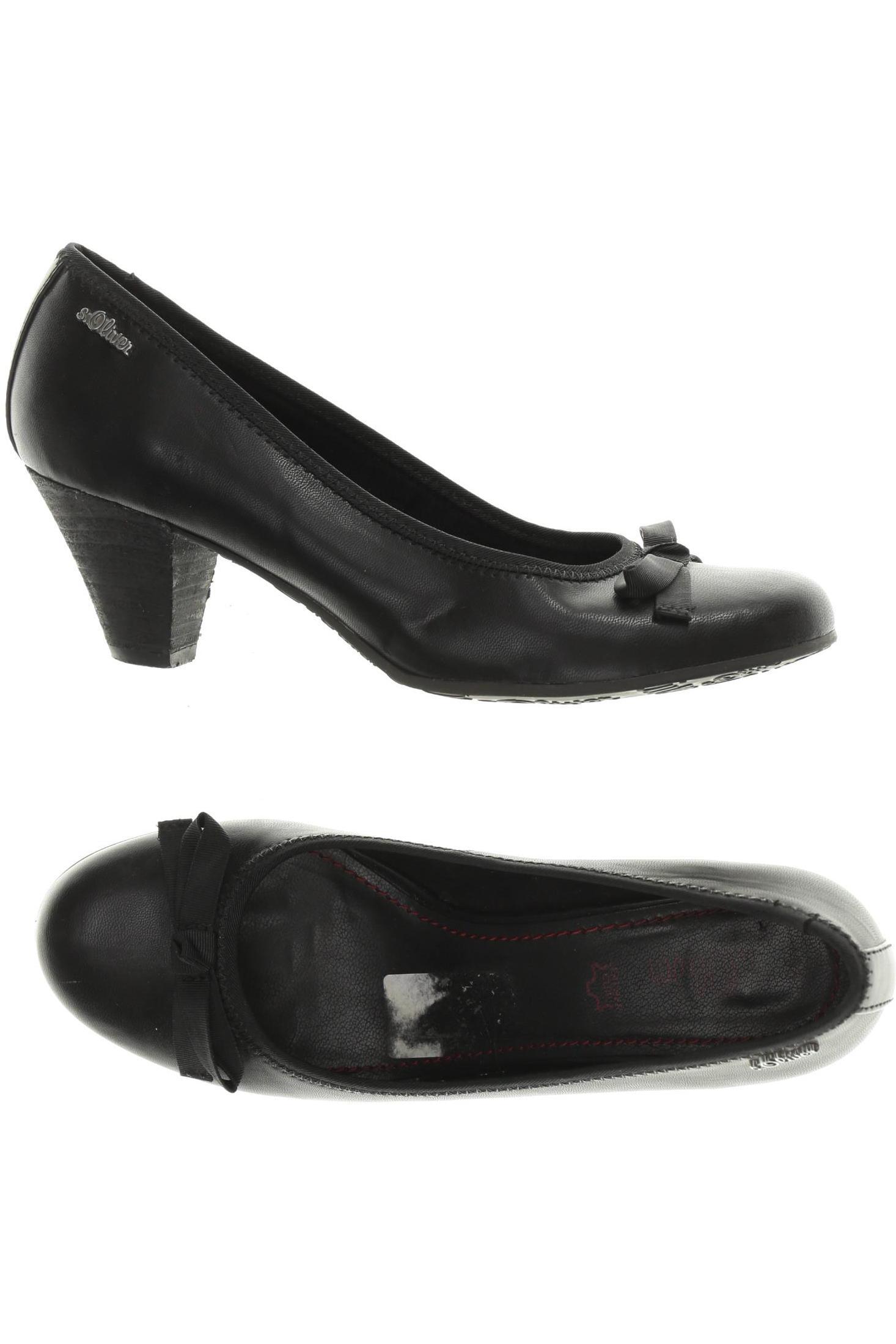 

s.Oliver Damen Pumps, schwarz, Gr. 38