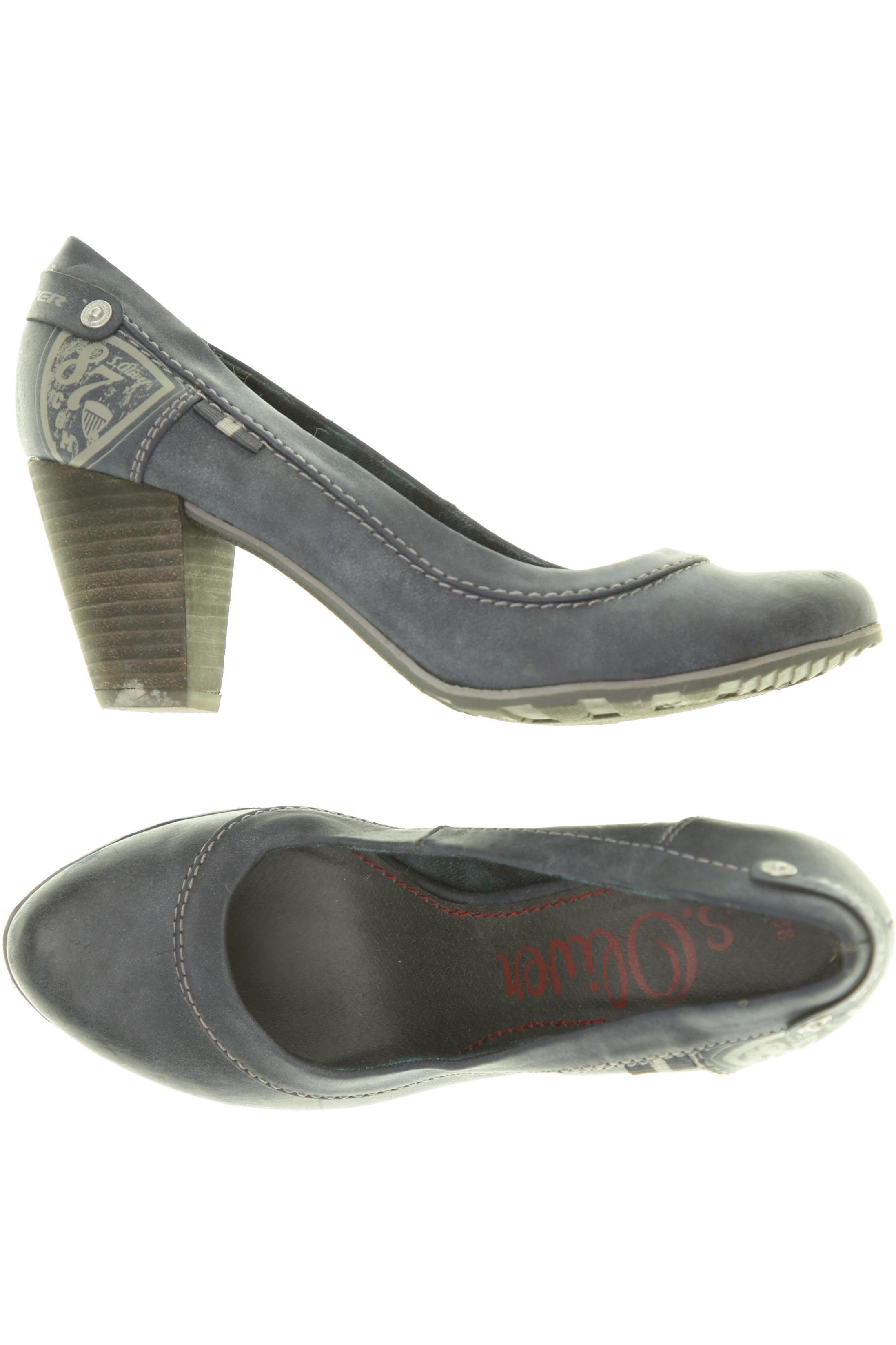 

s.Oliver Damen Pumps, blau, Gr. 38