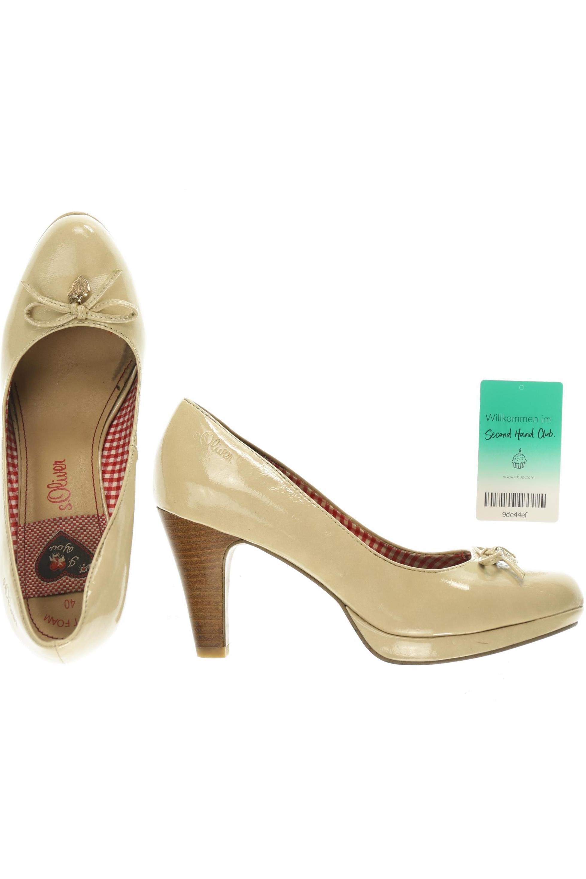 

s.Oliver Damen Pumps, beige, Gr. 40