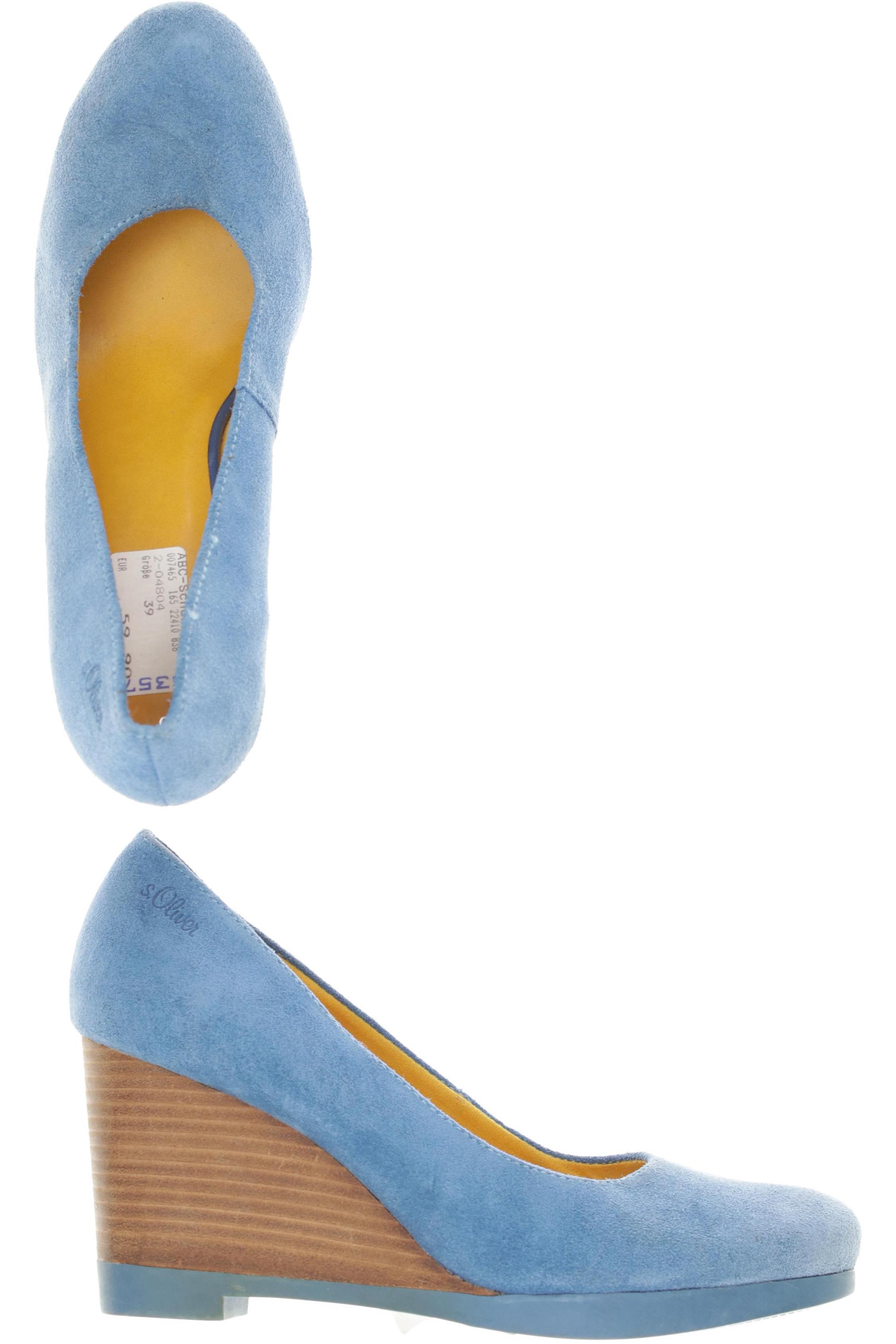 

s.Oliver Damen Pumps, blau, Gr. 39