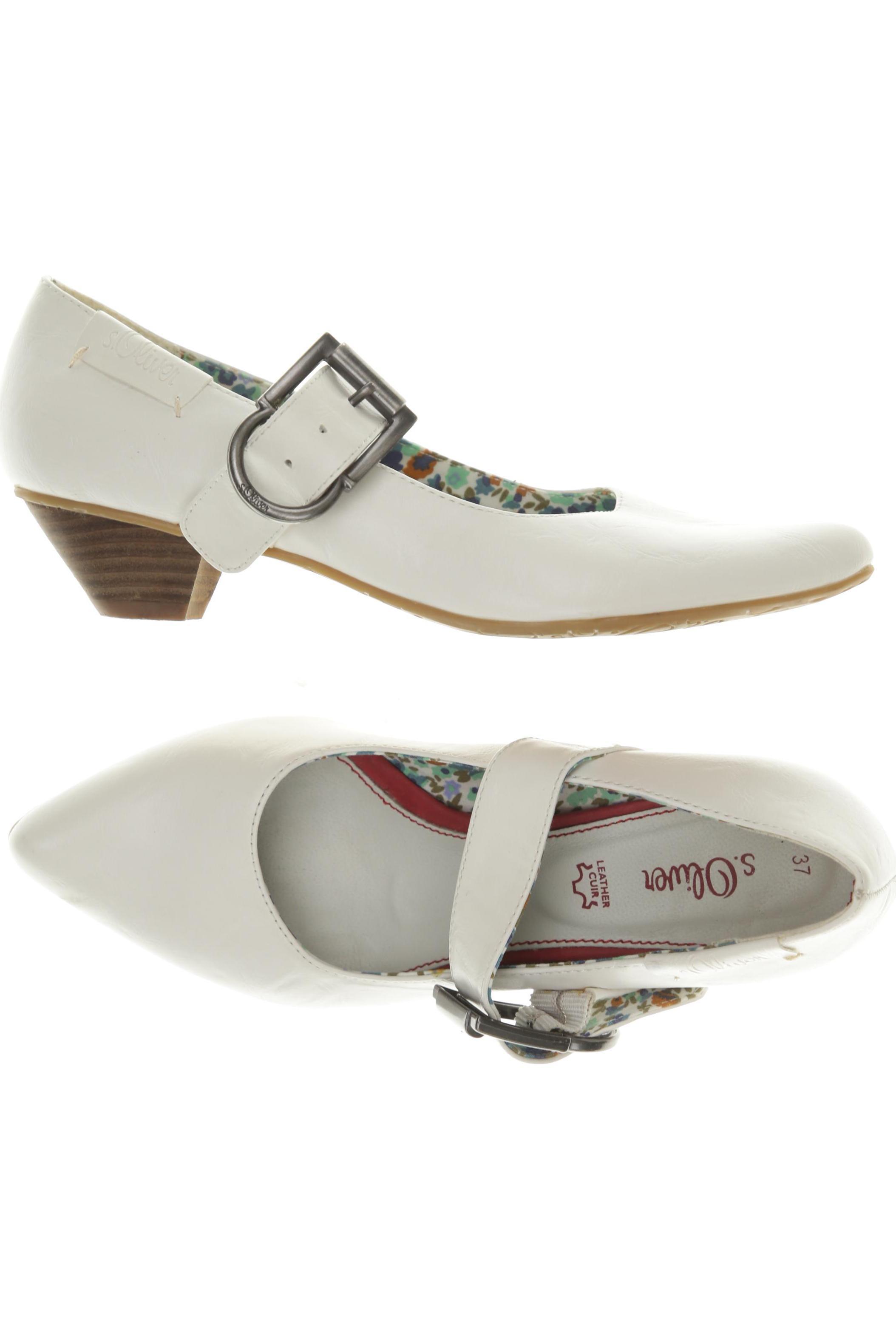 

s.Oliver Damen Pumps, weiß, Gr. 37