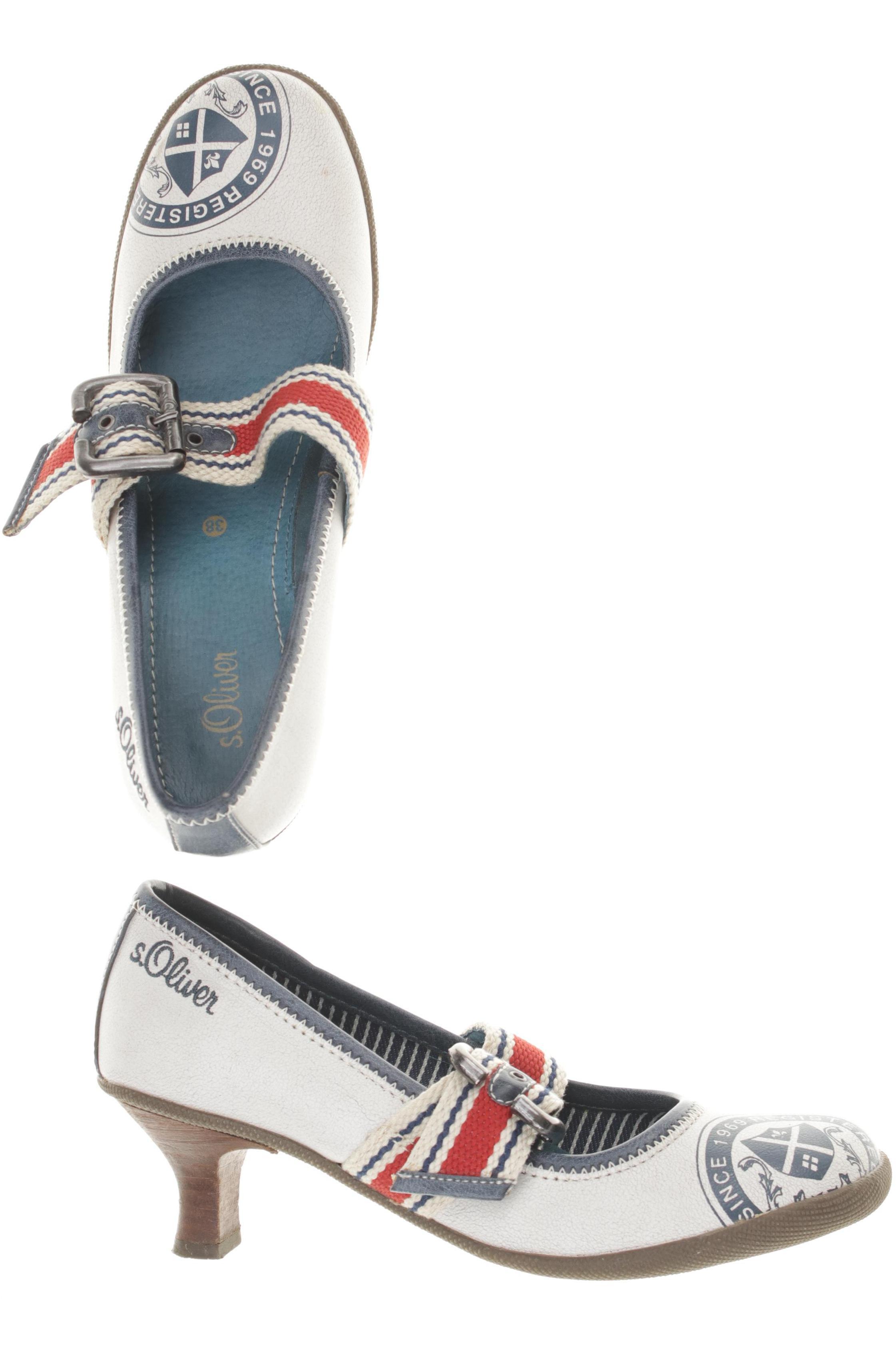 

s.Oliver Damen Pumps, weiß, Gr. 38