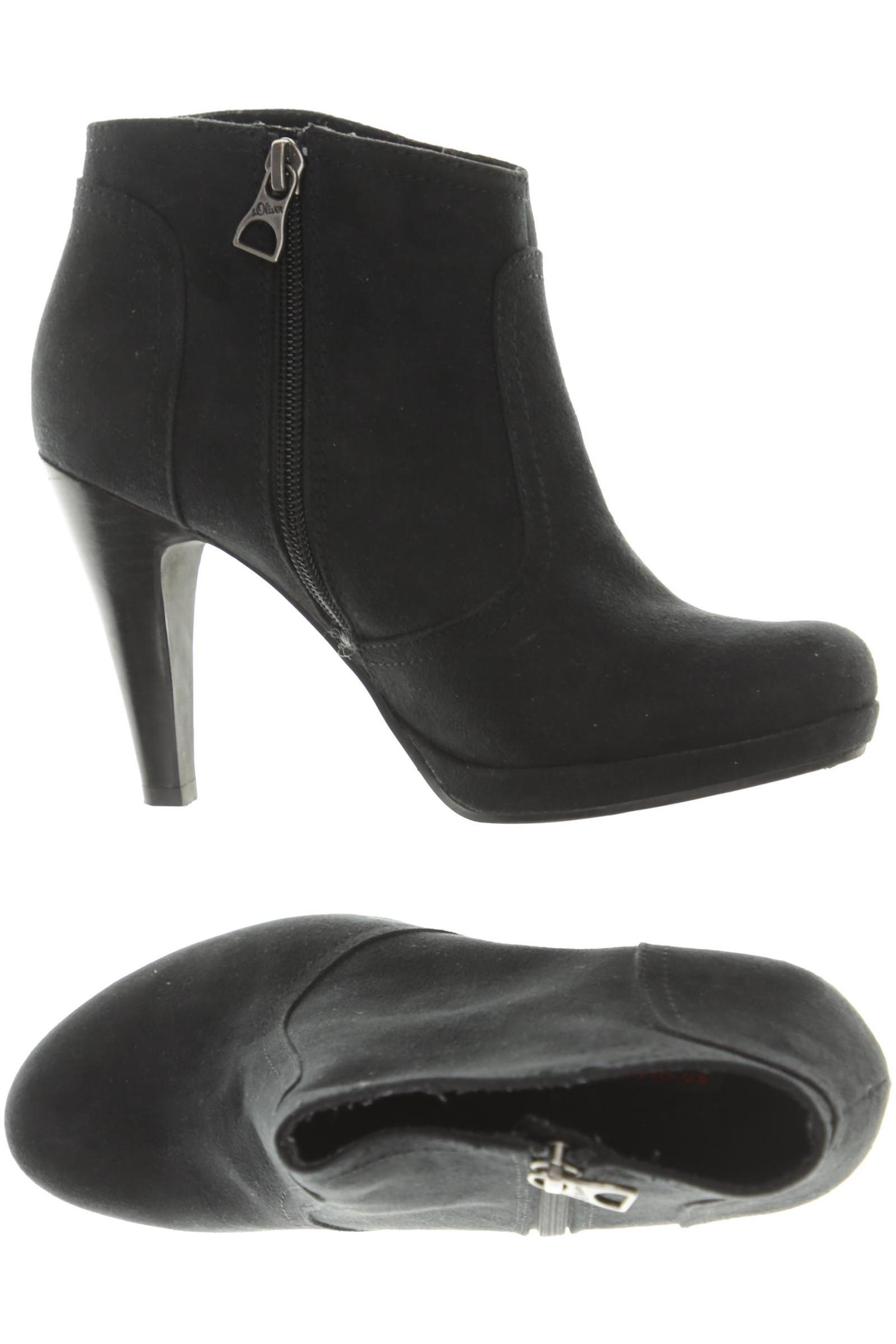 

s.Oliver Damen Stiefelette, schwarz, Gr. 37