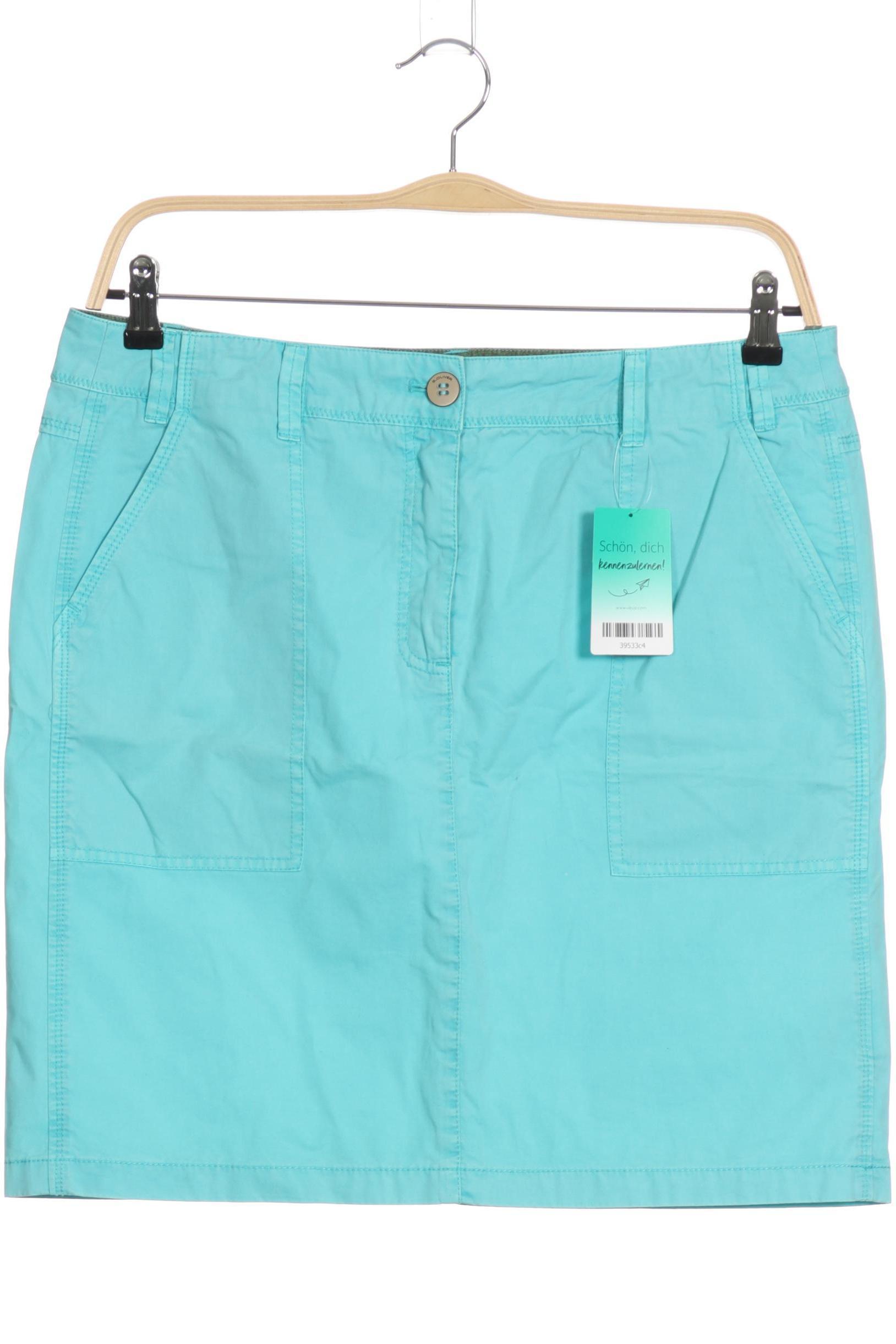 

s.Oliver Damen Rock, türkis, Gr. 42