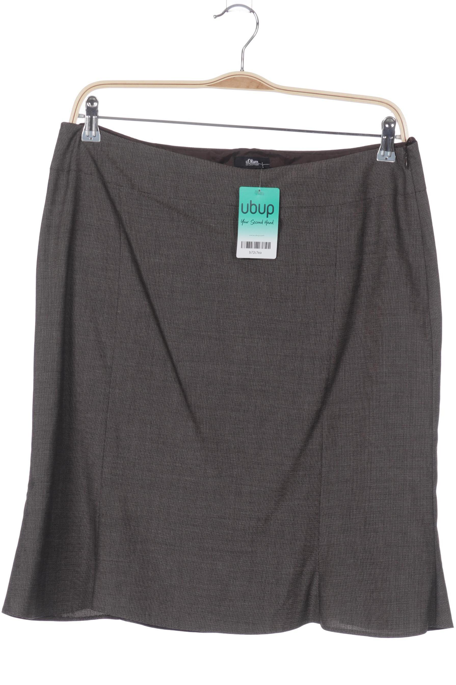 

s.Oliver Damen Rock, braun, Gr. 44