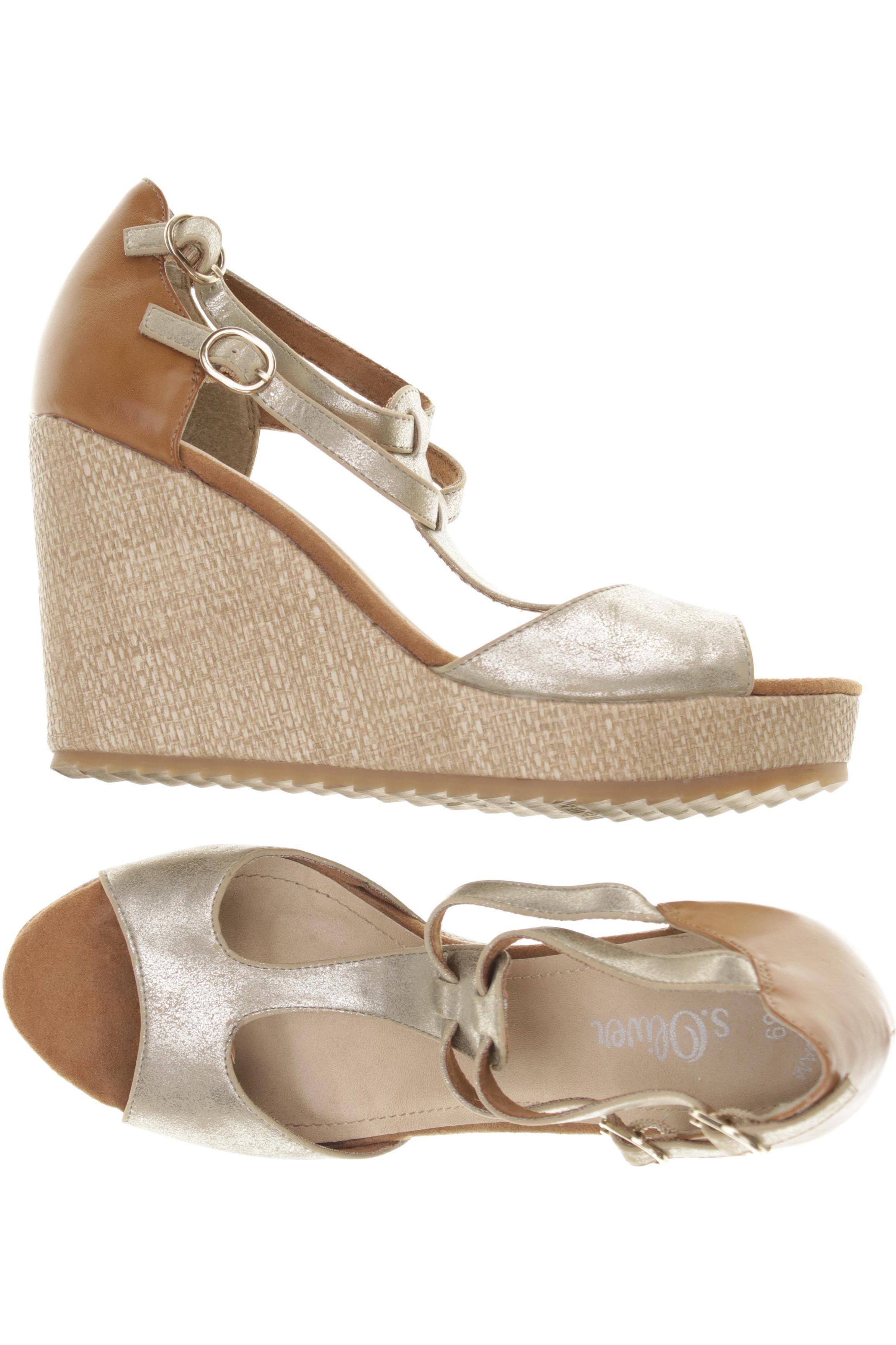 

s.Oliver Damen Sandale, braun, Gr. 39