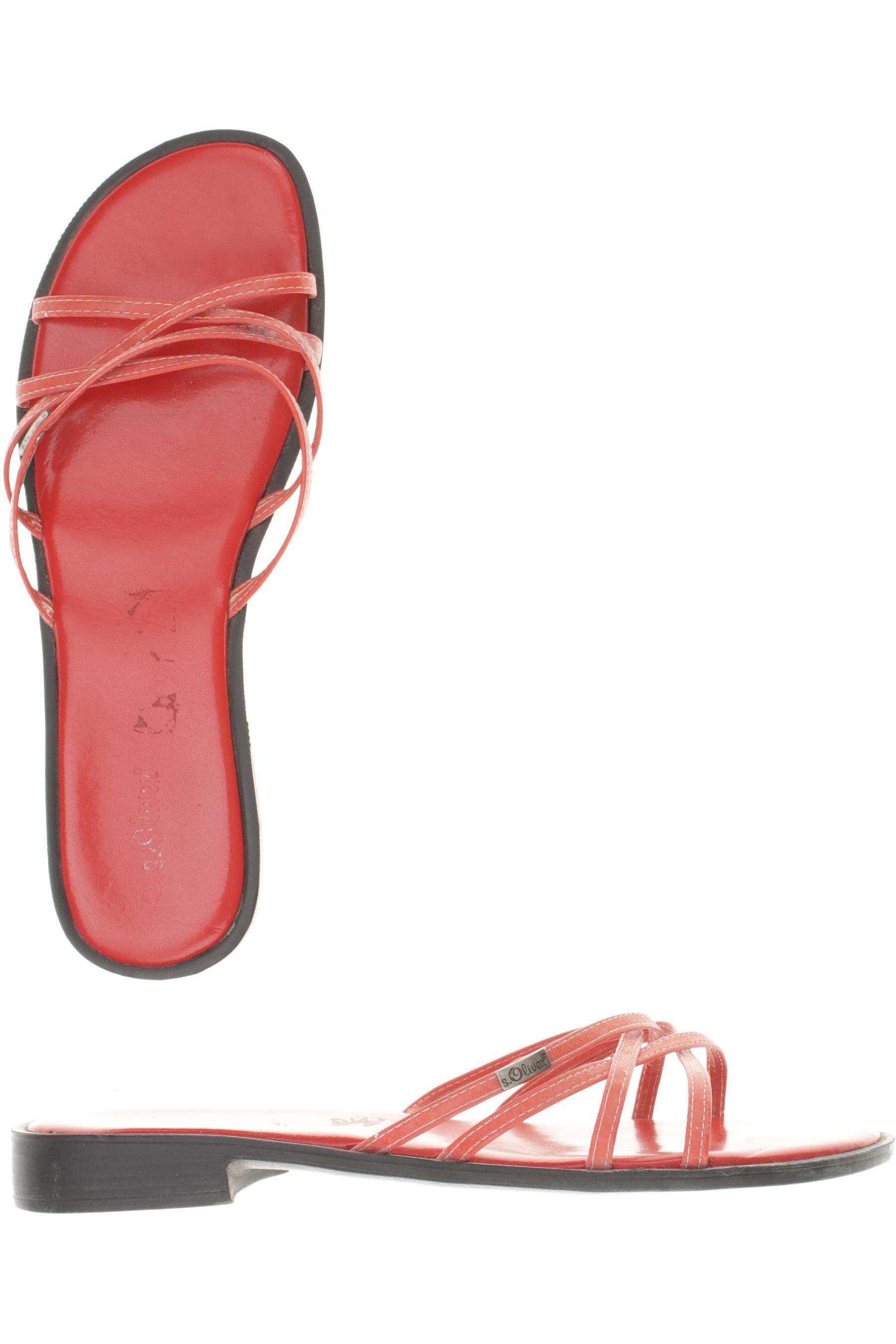 

s.Oliver Damen Sandale, rot, Gr. 40