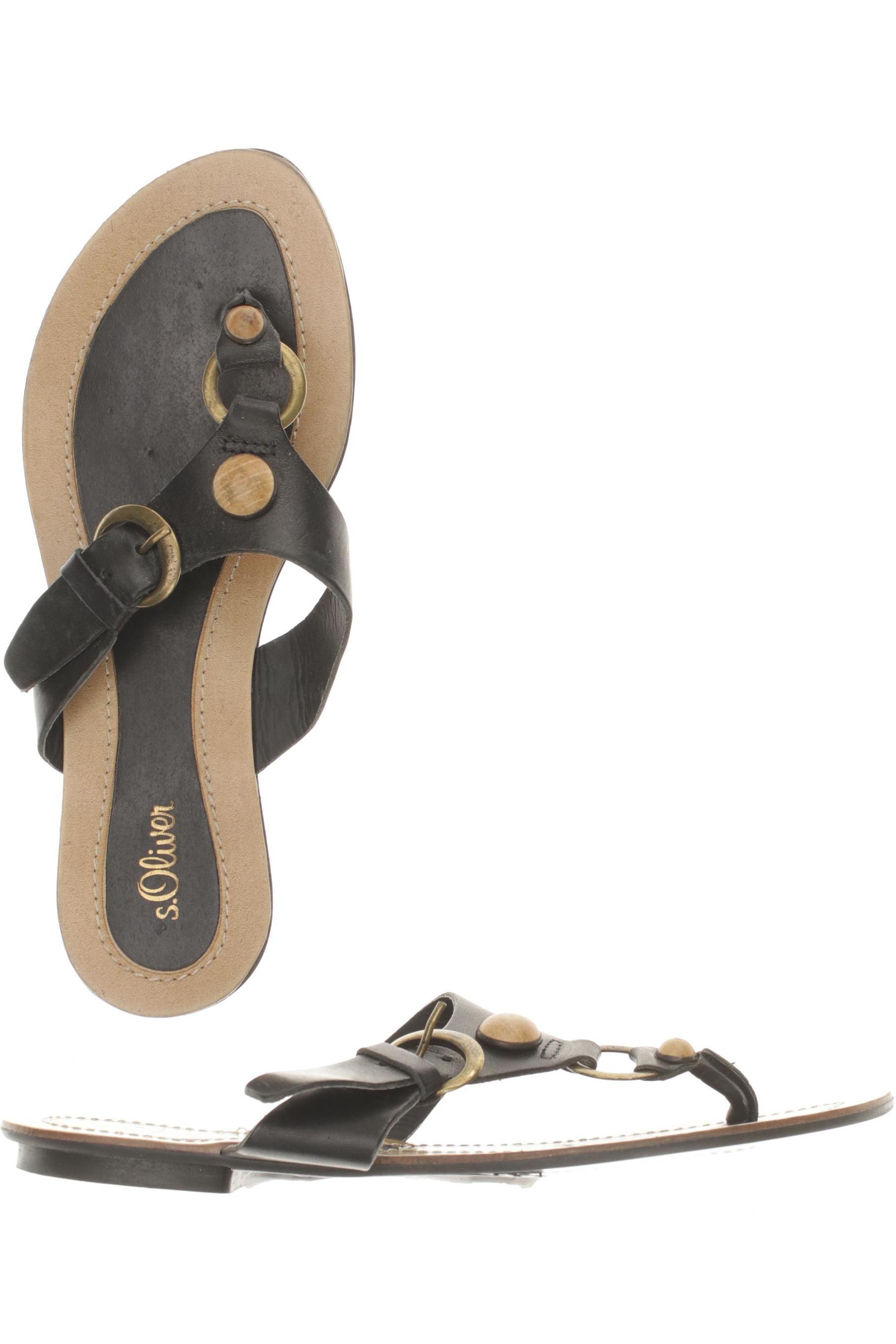 

s.Oliver Damen Sandale, schwarz, Gr. 37