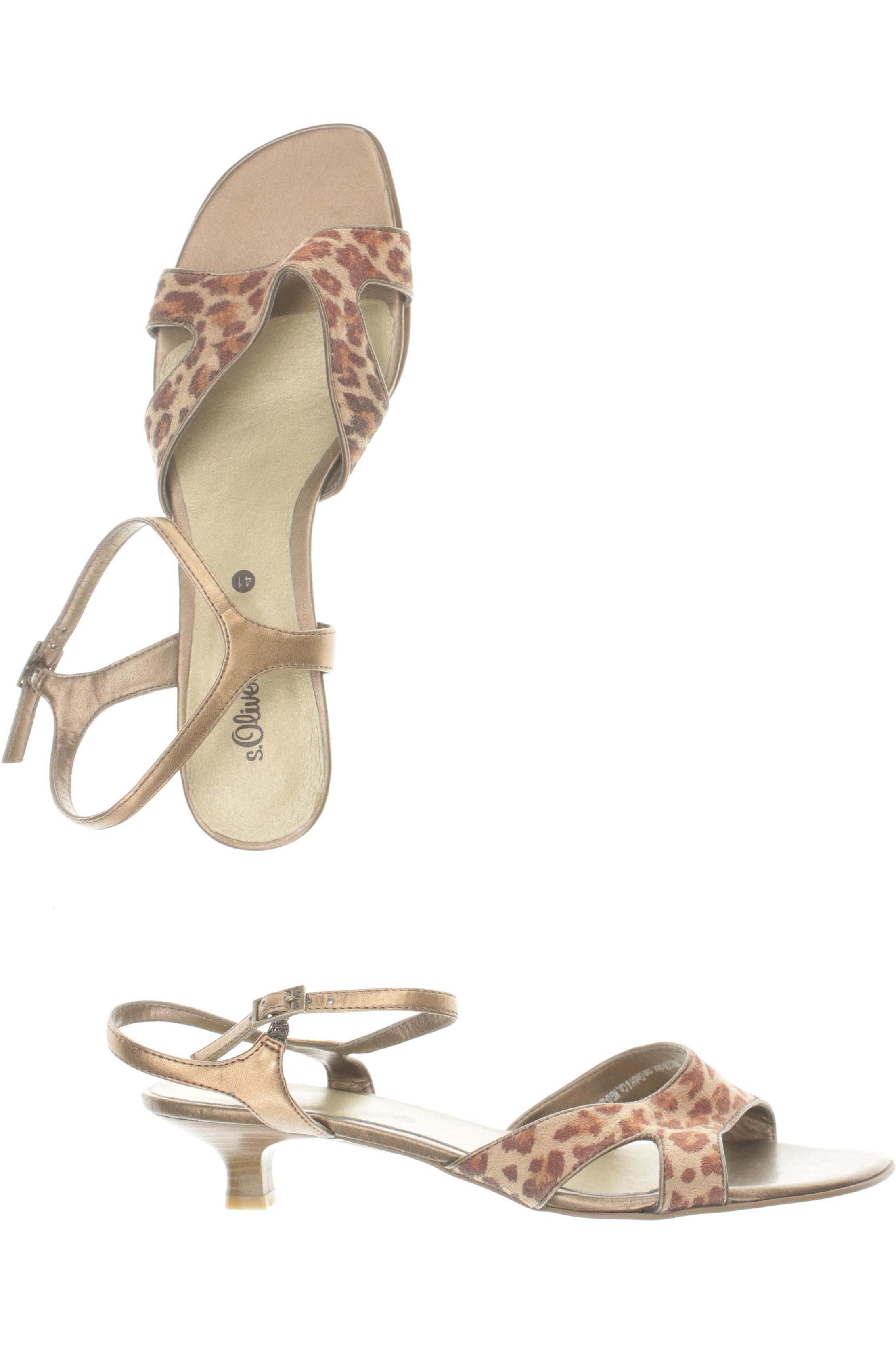 

s.Oliver Damen Sandale, braun, Gr. 41