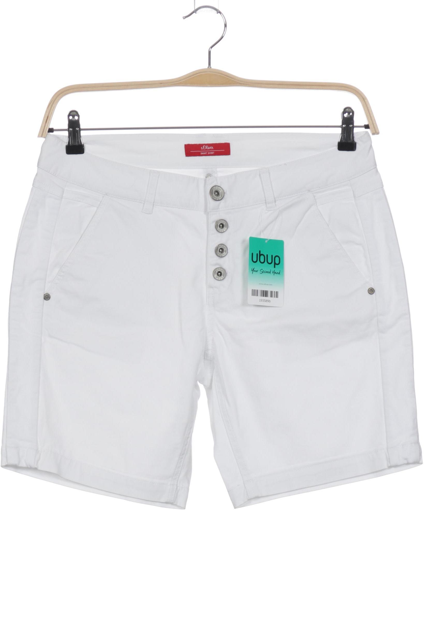 

s.Oliver Damen Shorts, weiß, Gr. 38