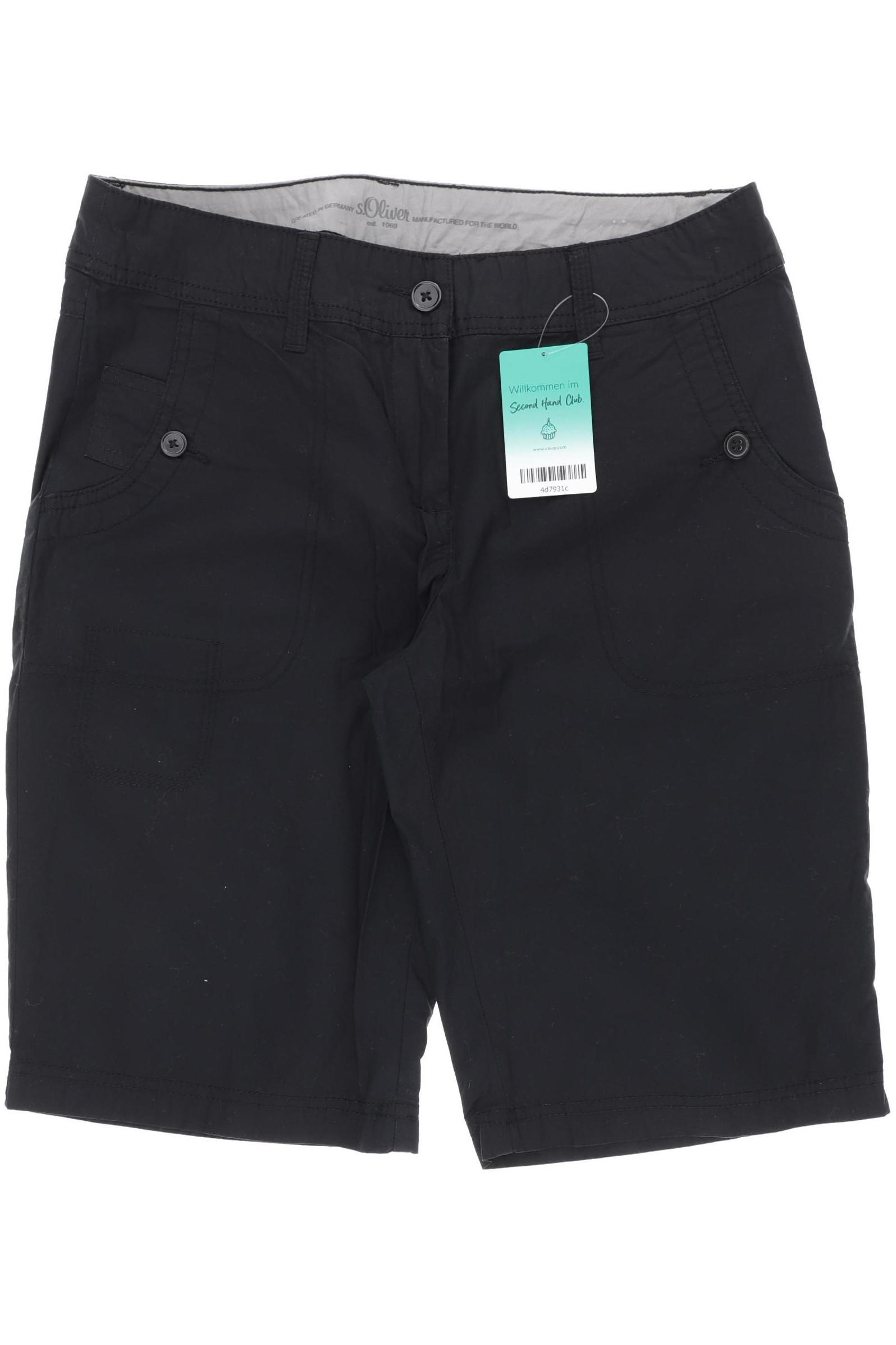 

s.Oliver Damen Shorts, schwarz, Gr.
