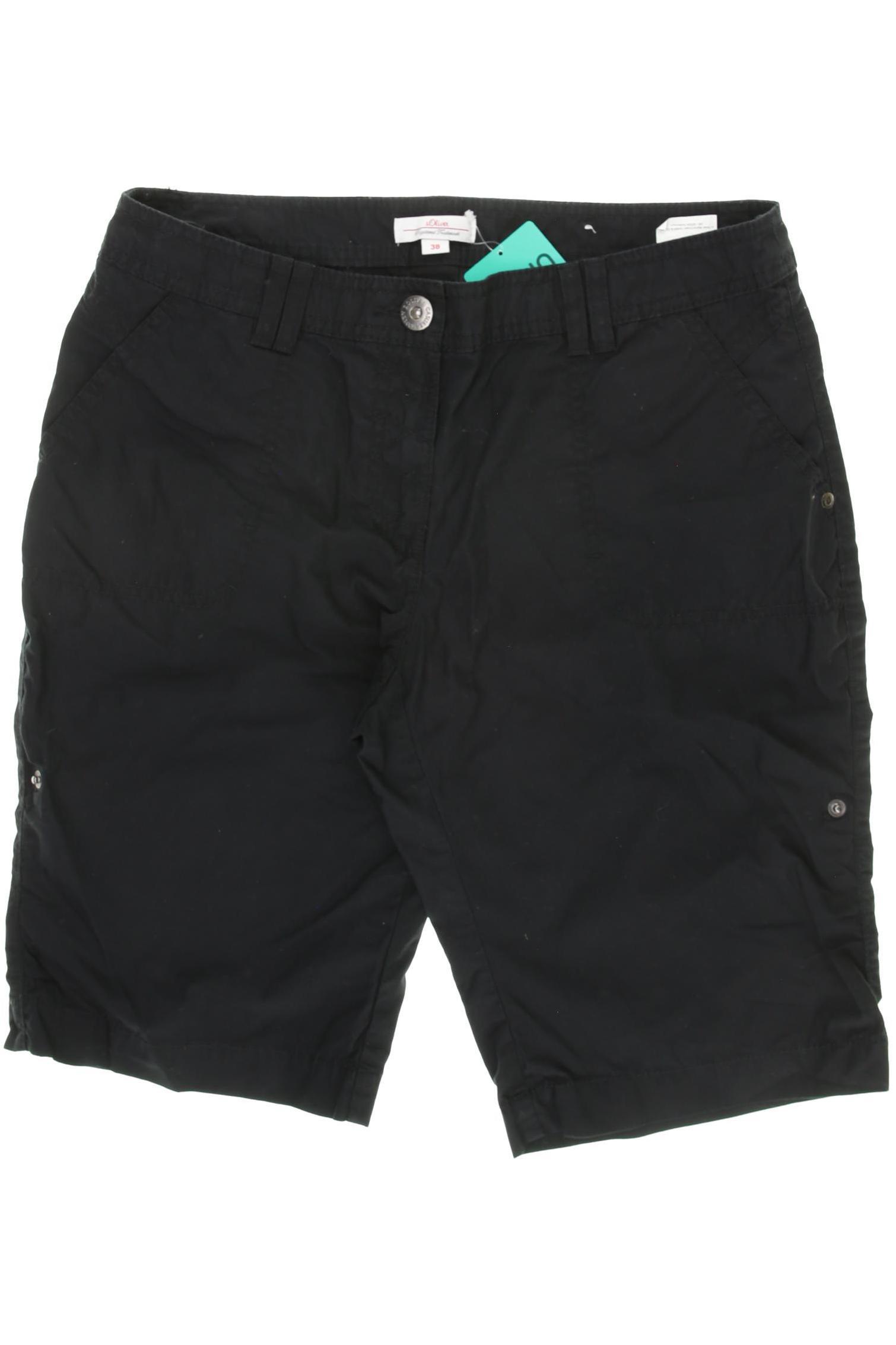 

s.Oliver Damen Shorts, schwarz, Gr. 38