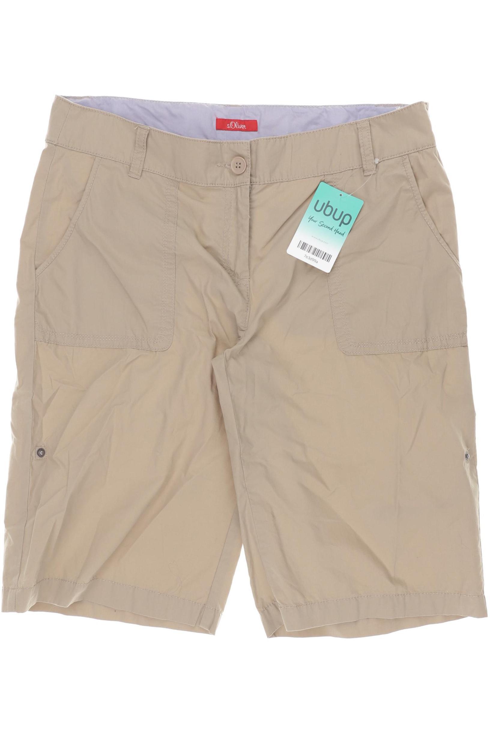 

s.Oliver Damen Shorts, beige, Gr. 38