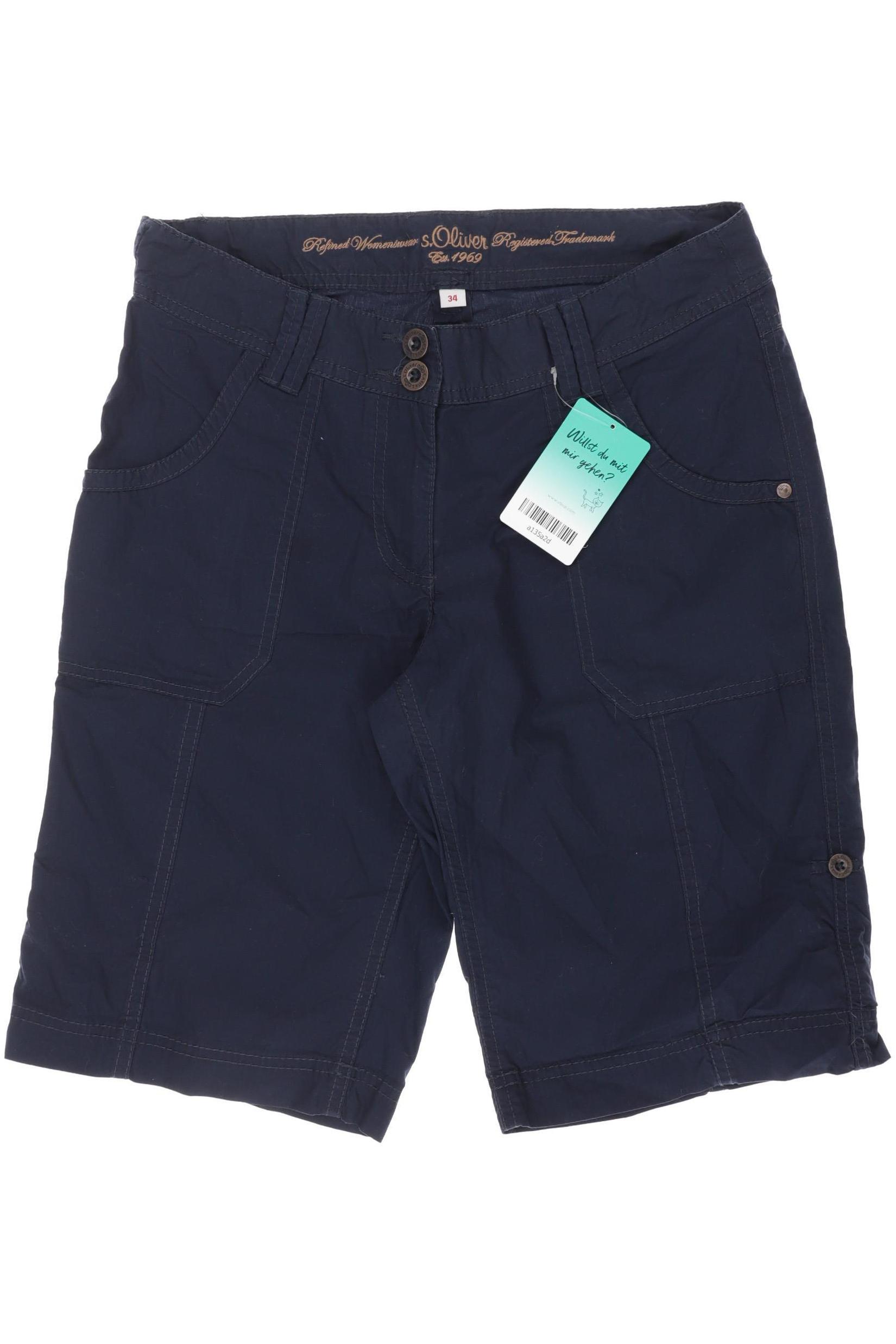

s.Oliver Damen Shorts, blau, Gr. 34