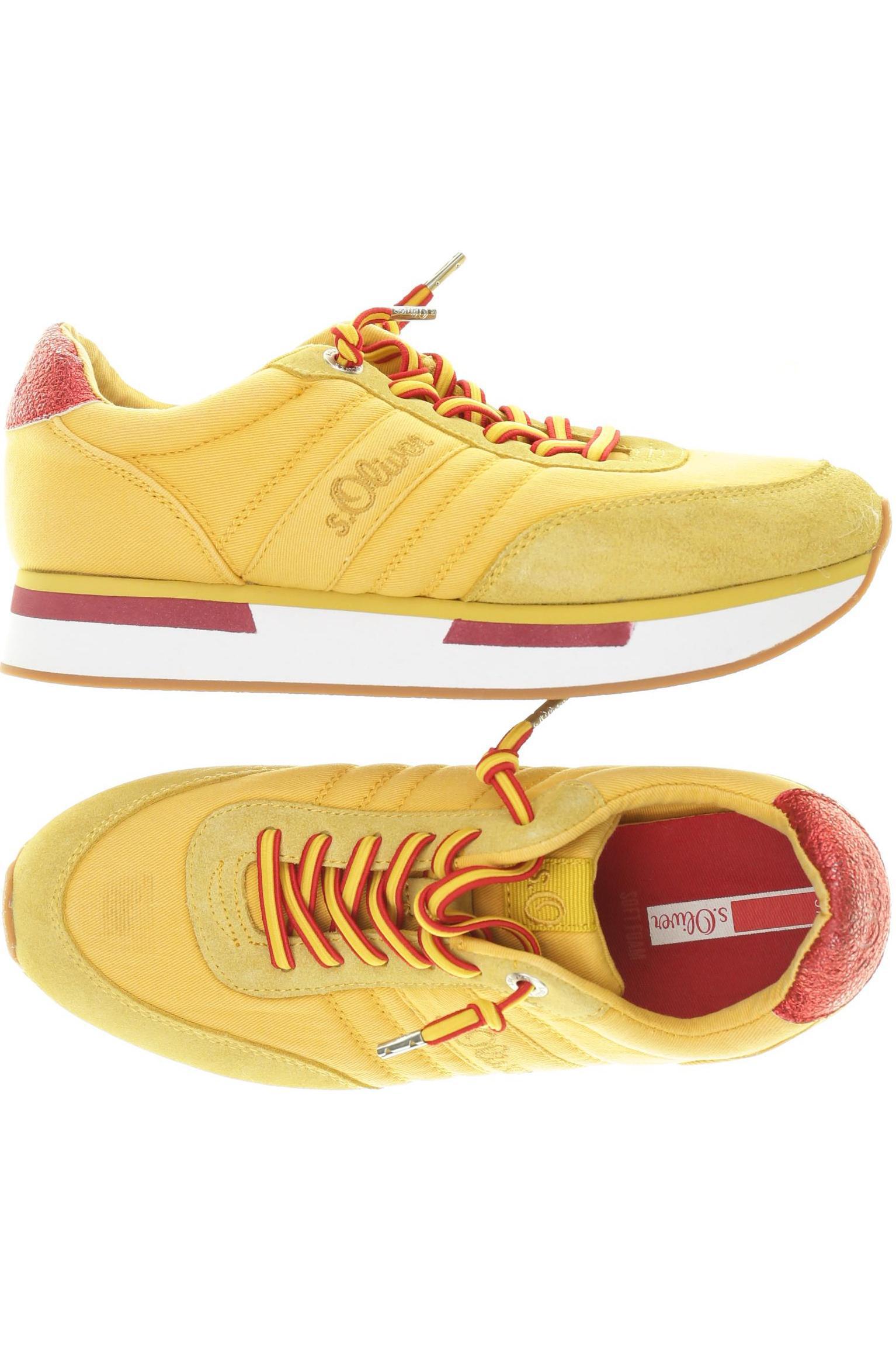 

s.Oliver Damen Sneakers, gelb, Gr. 37