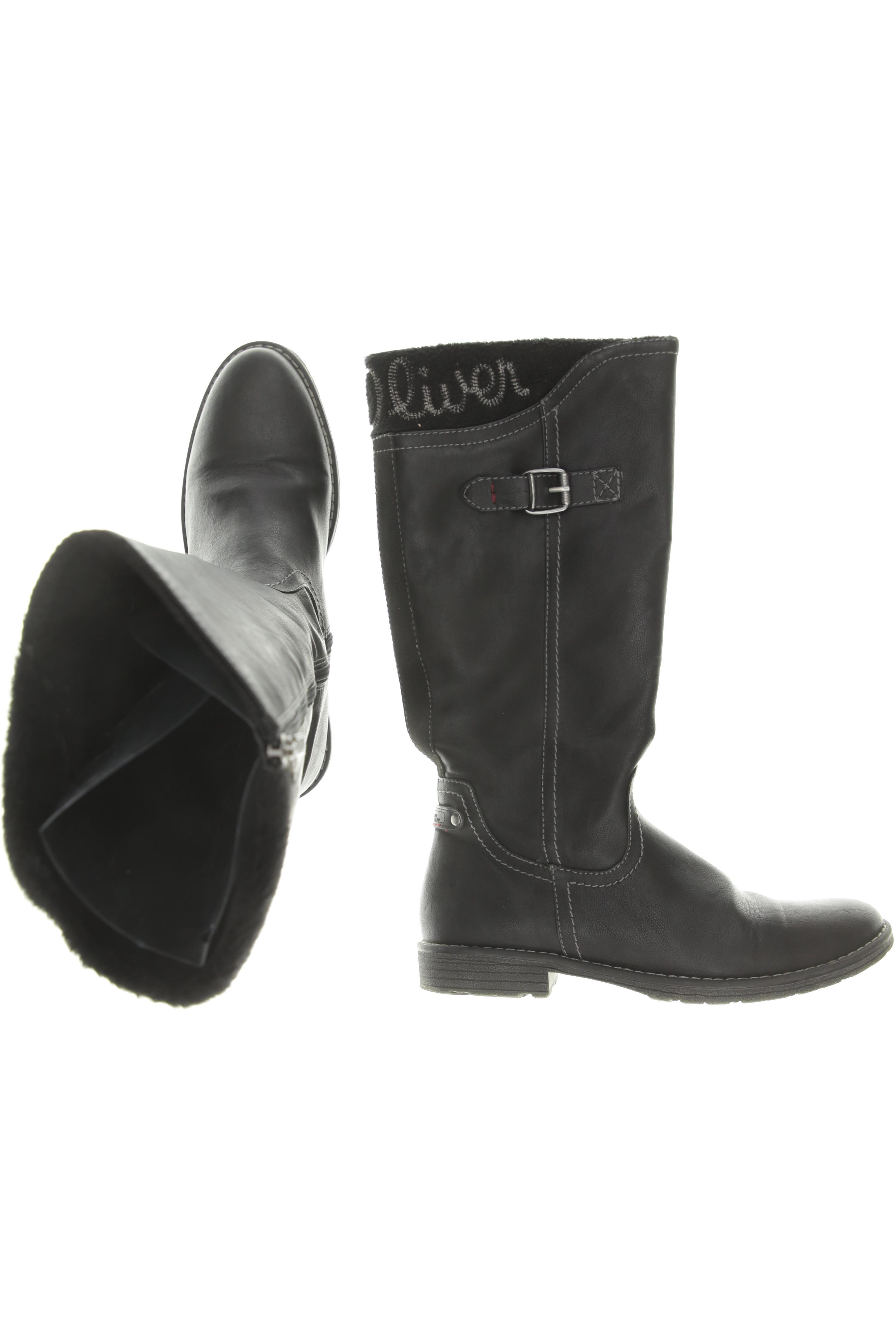 

s.Oliver Damen Stiefel, schwarz, Gr. 39