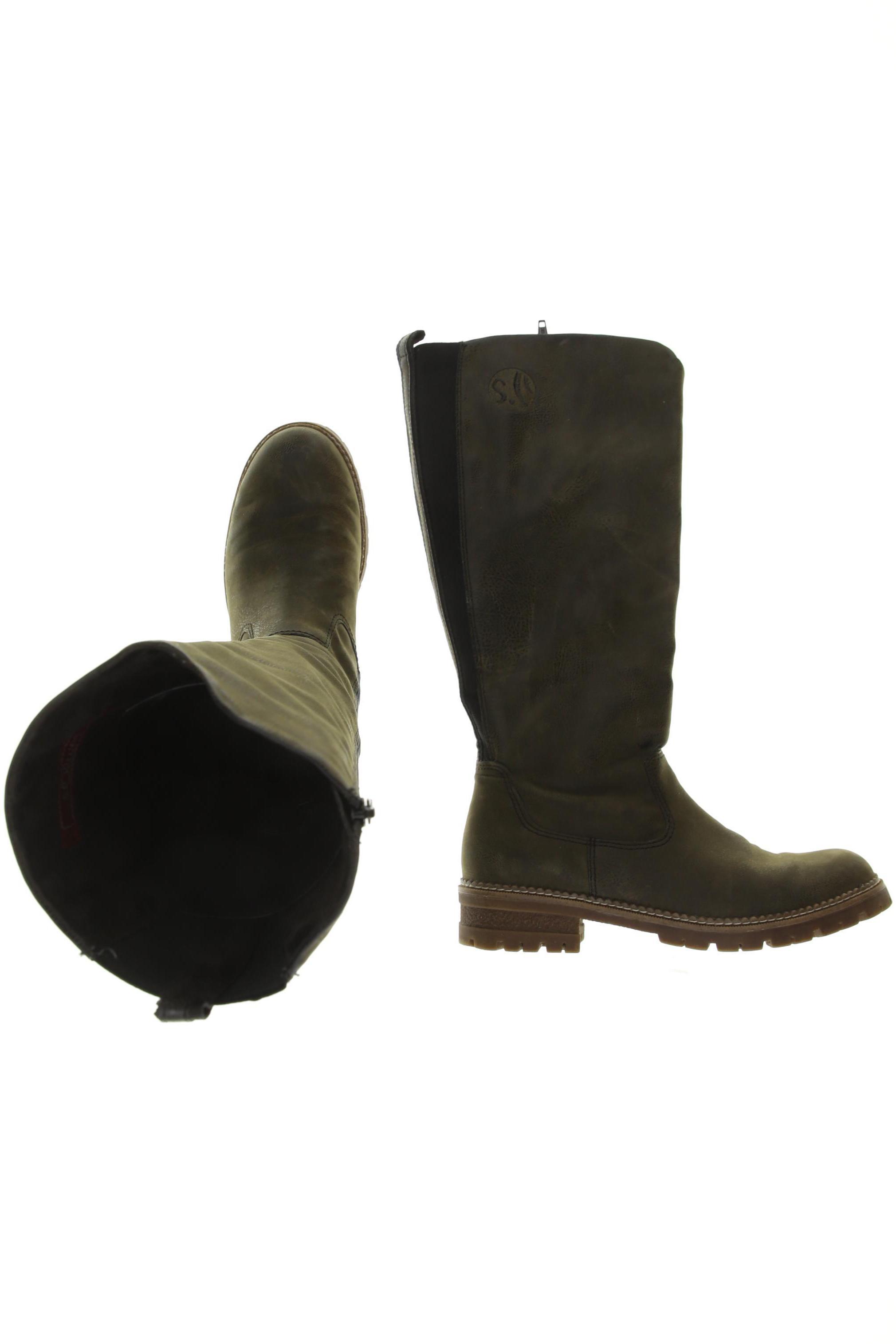 

s.Oliver Damen Stiefel, grün, Gr. 38