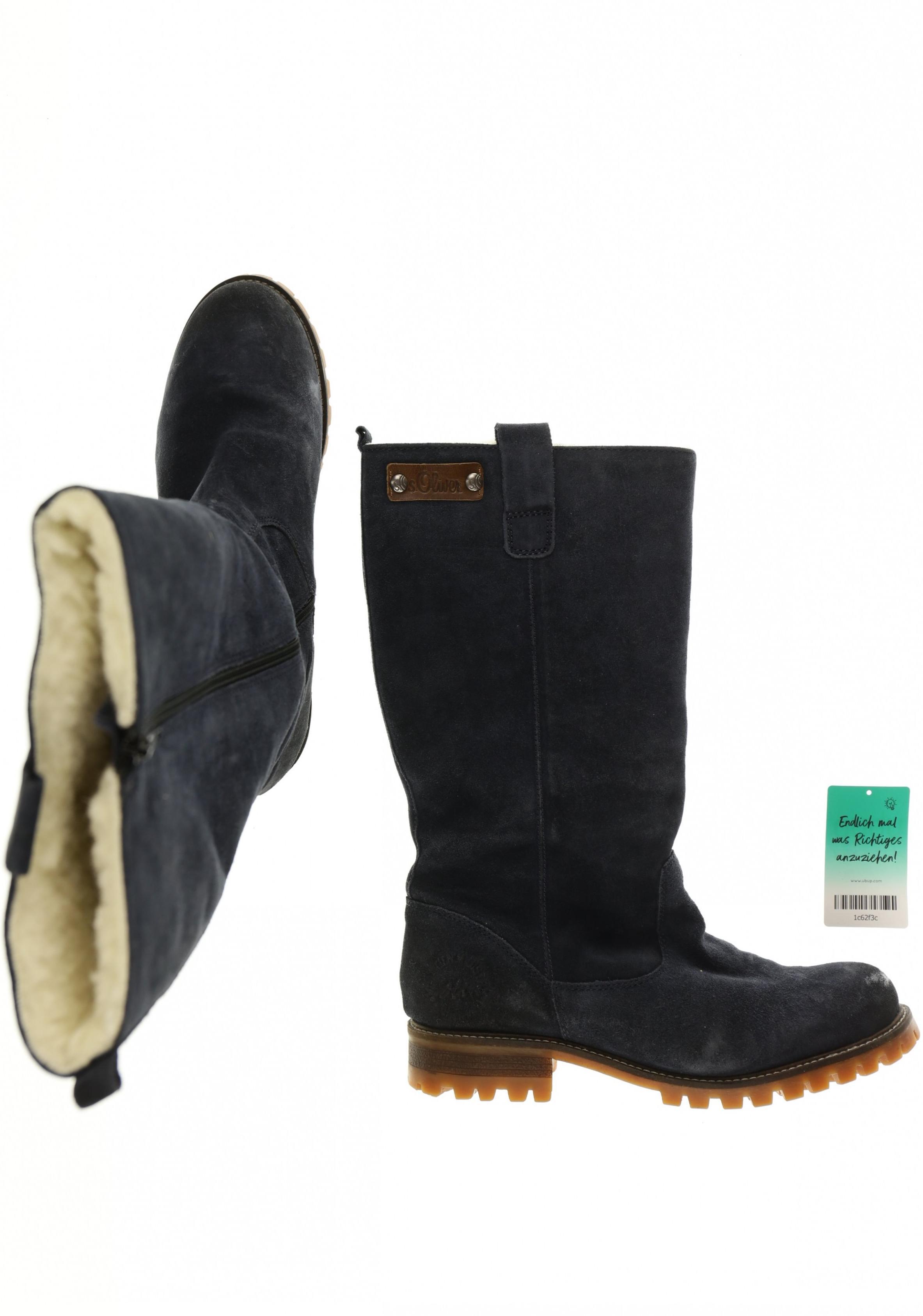 

s.Oliver Damen Stiefel, blau, Gr. 41