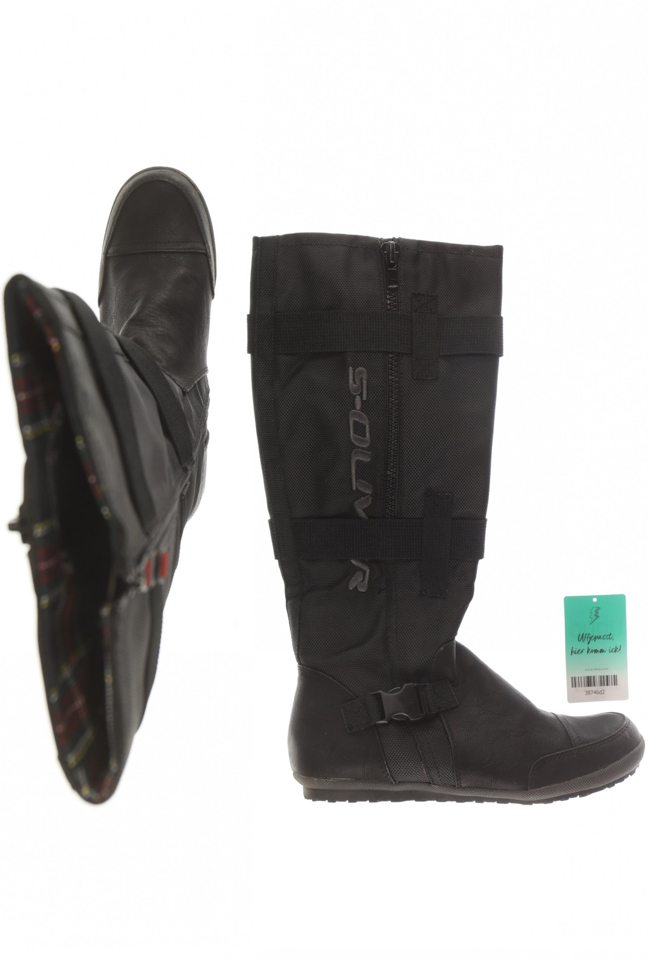 

s.Oliver Damen Stiefel, schwarz, Gr. 40