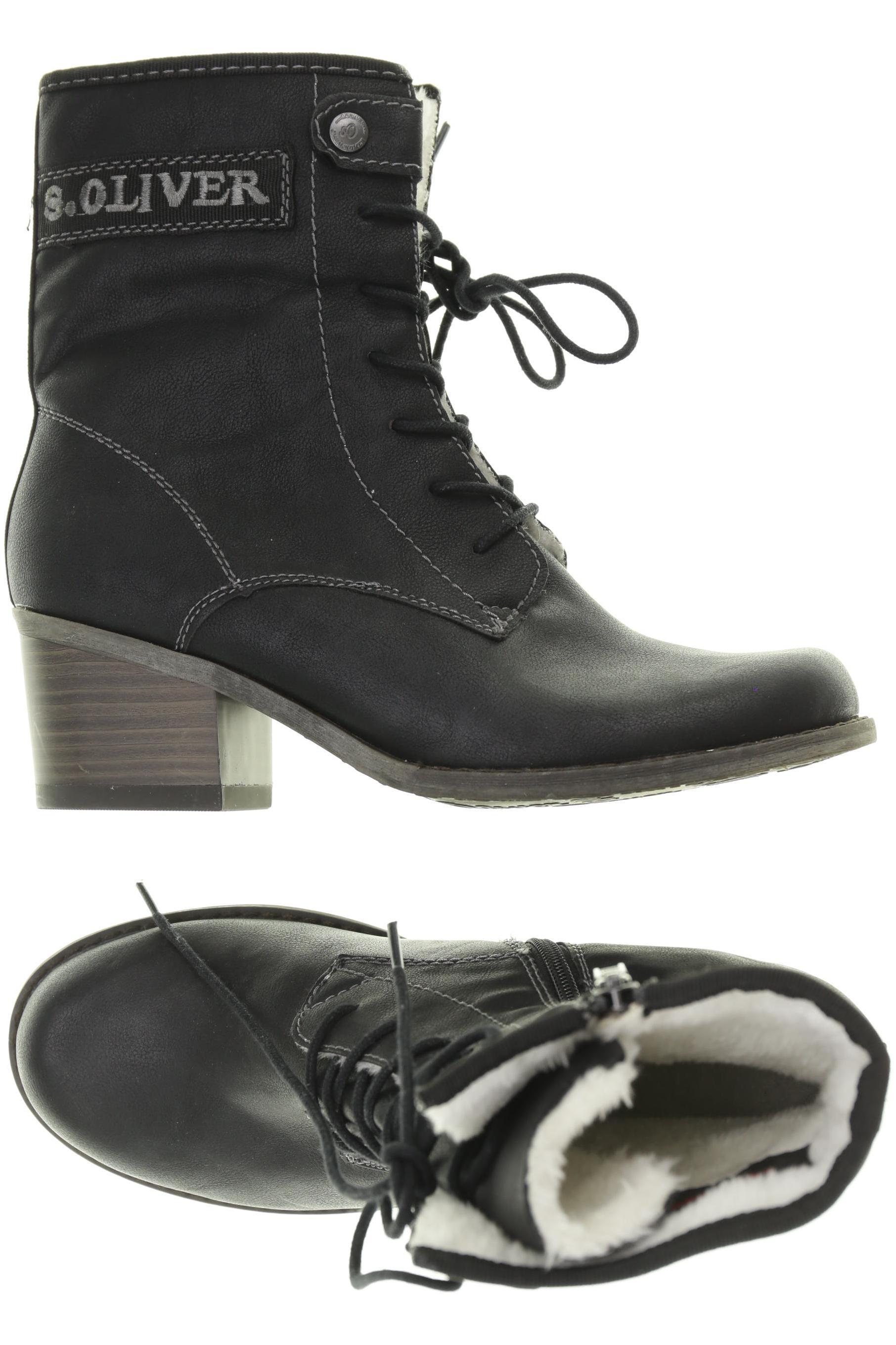 

s.Oliver Damen Stiefel, schwarz, Gr. 39
