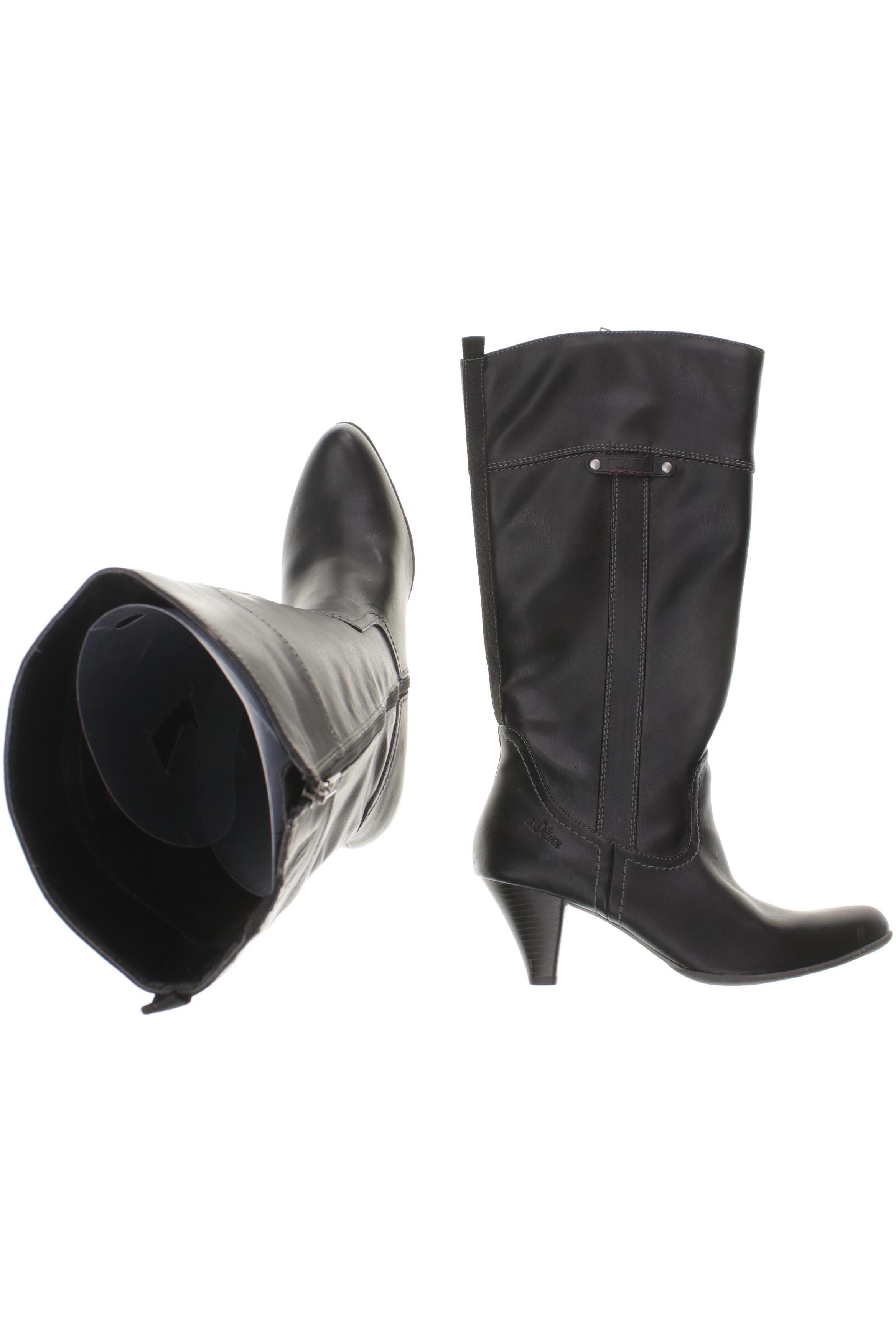 

s.Oliver Damen Stiefel, schwarz, Gr. 41