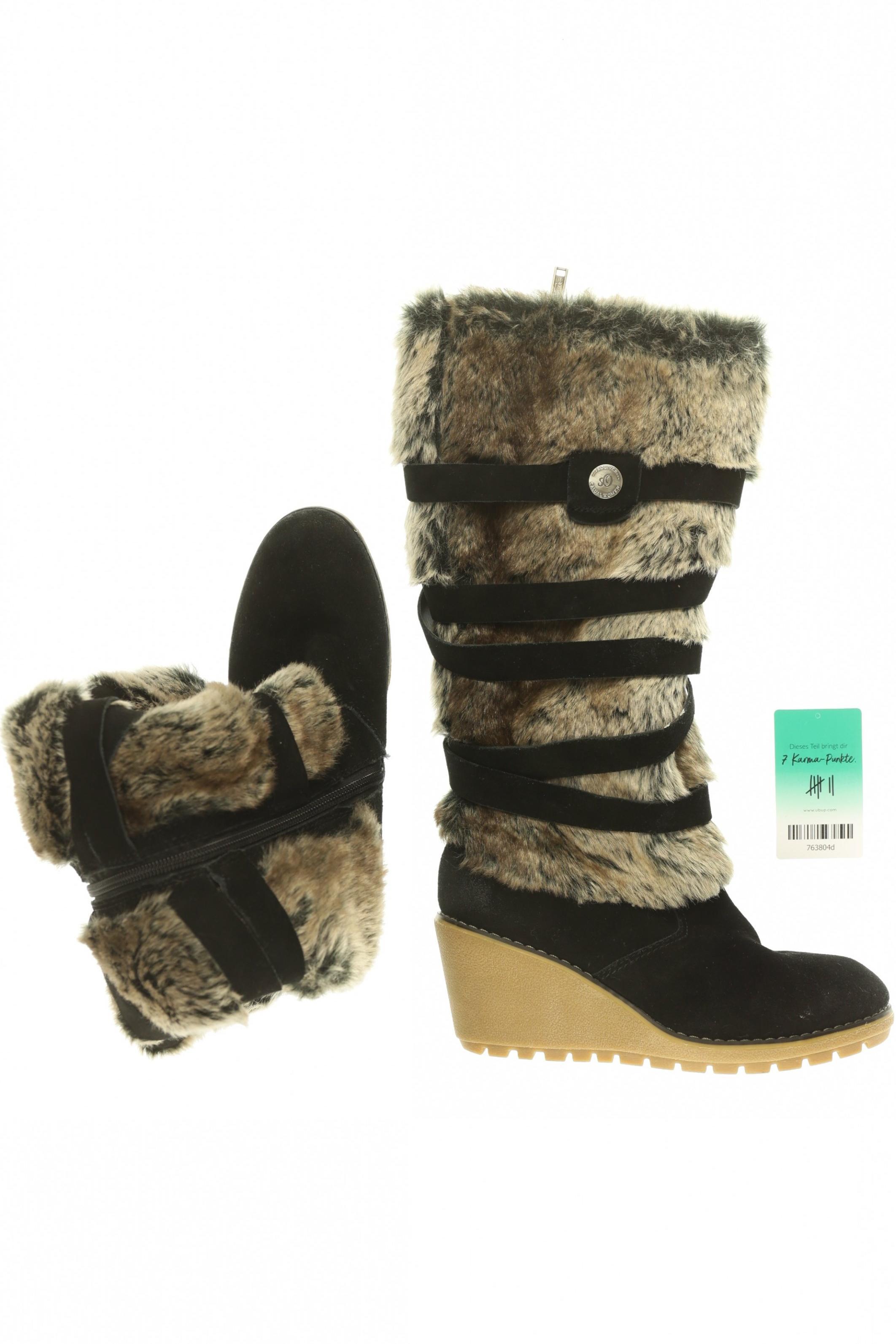 

s.Oliver Damen Stiefel, schwarz, Gr. 38