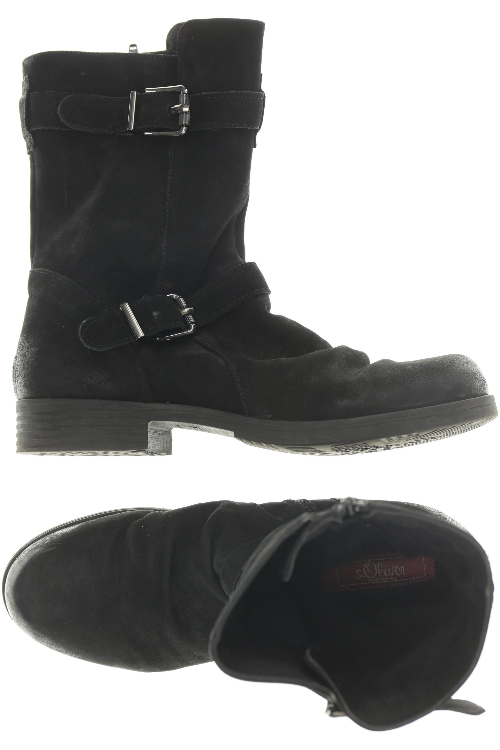

s.Oliver Damen Stiefel, schwarz, Gr. 41