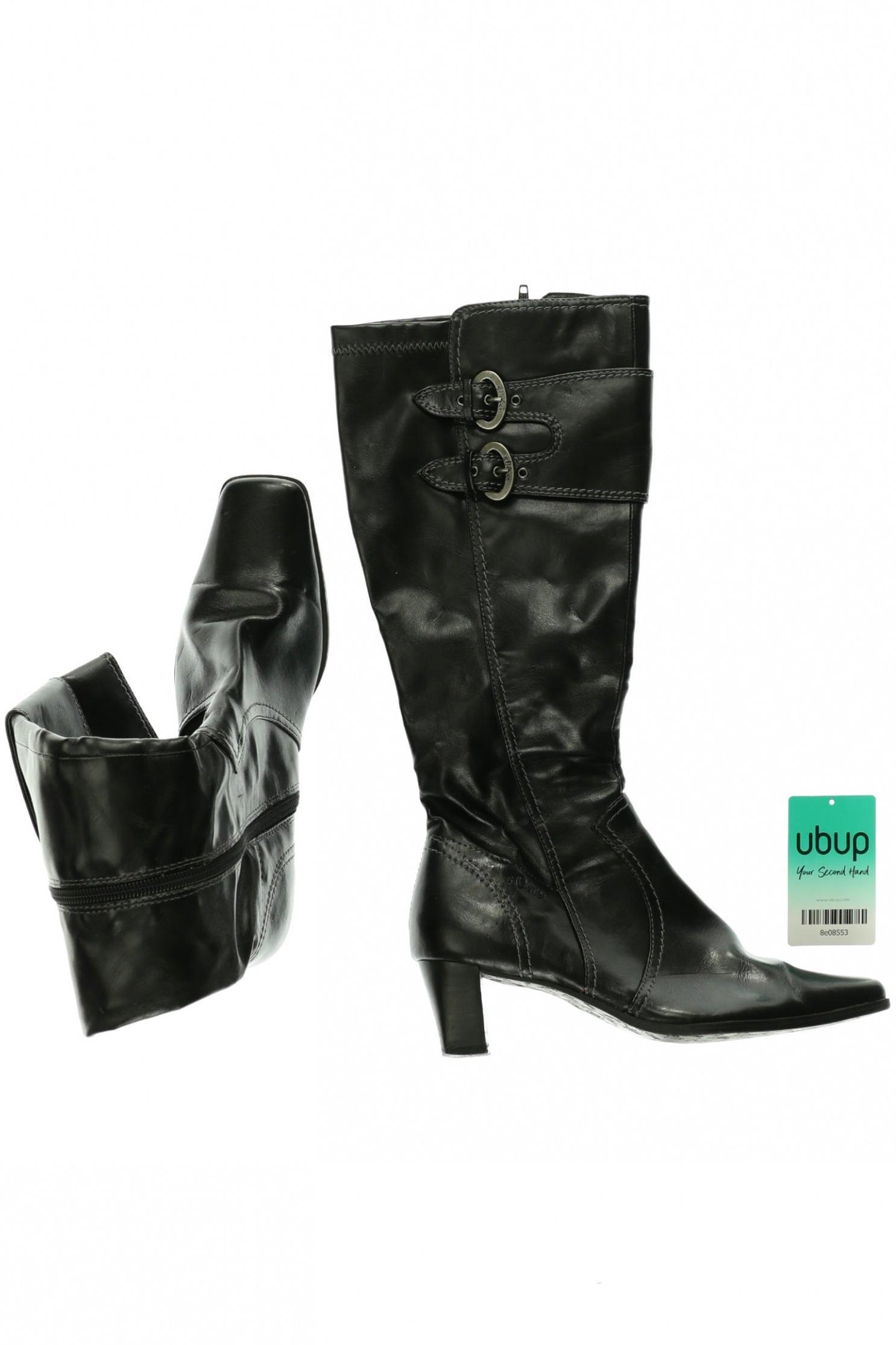 

s.Oliver Damen Stiefel, schwarz, Gr. 37