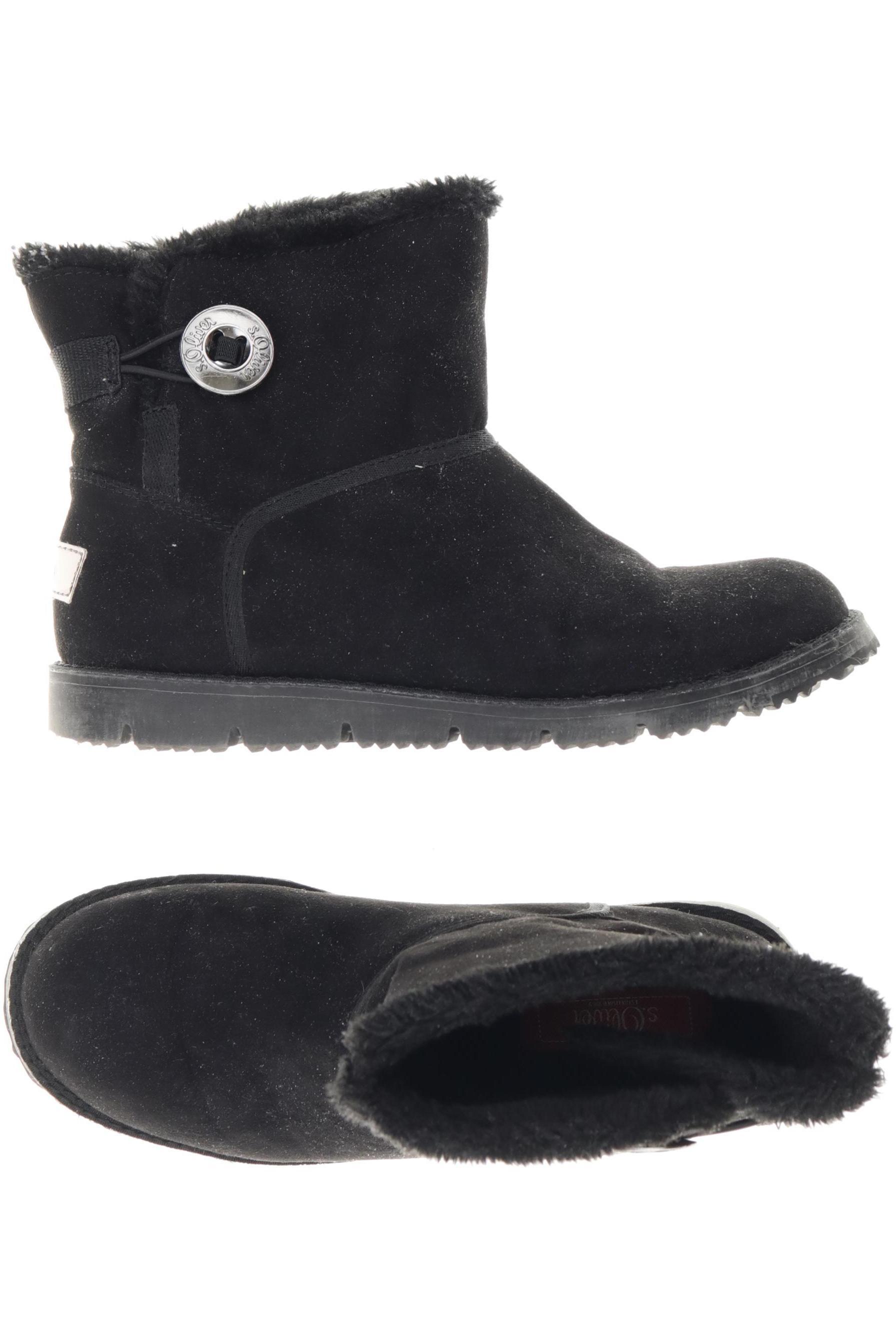 

s.Oliver Damen Stiefelette, schwarz, Gr. 39