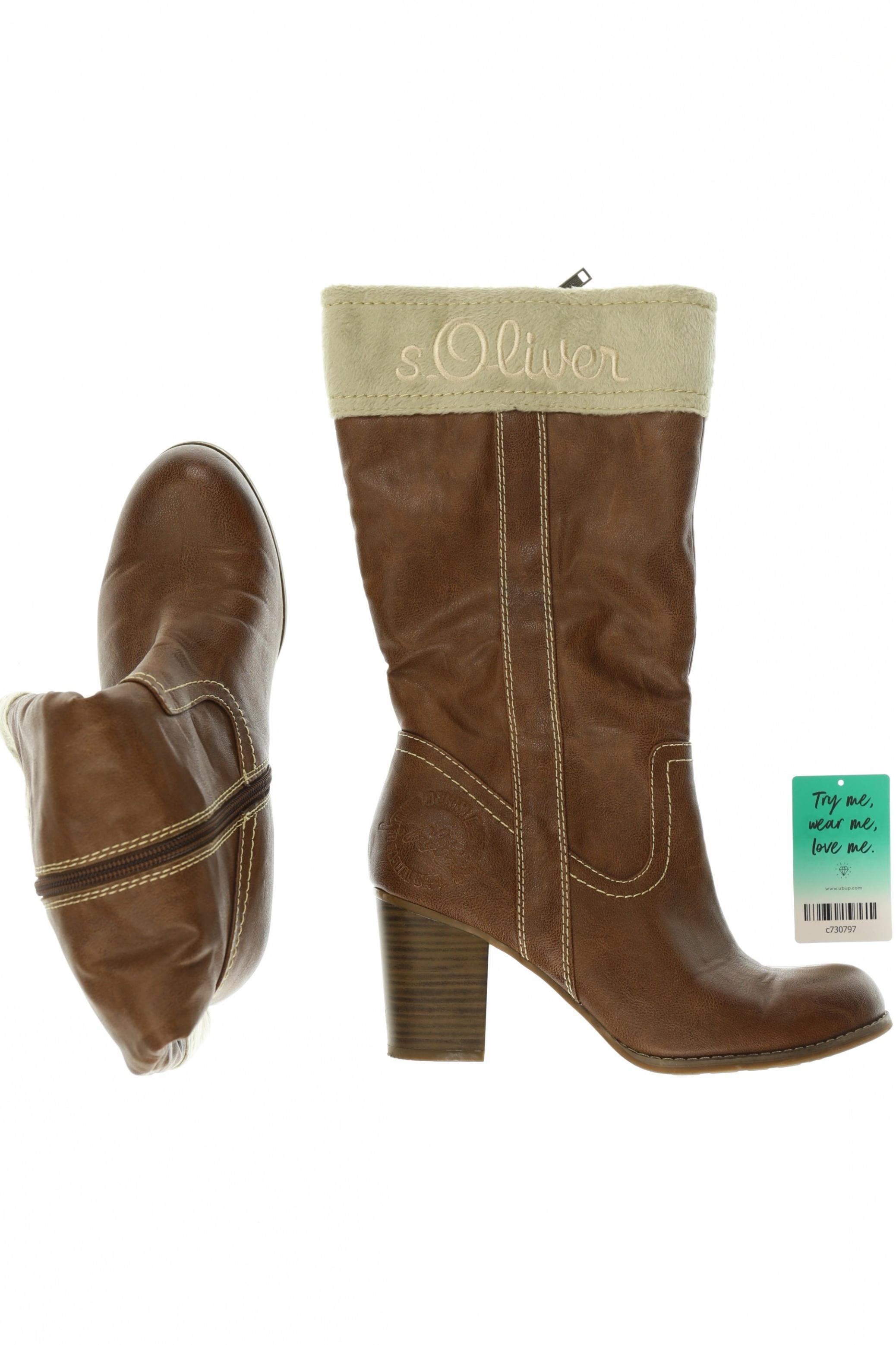 

s.Oliver Damen Stiefel, braun, Gr. 41