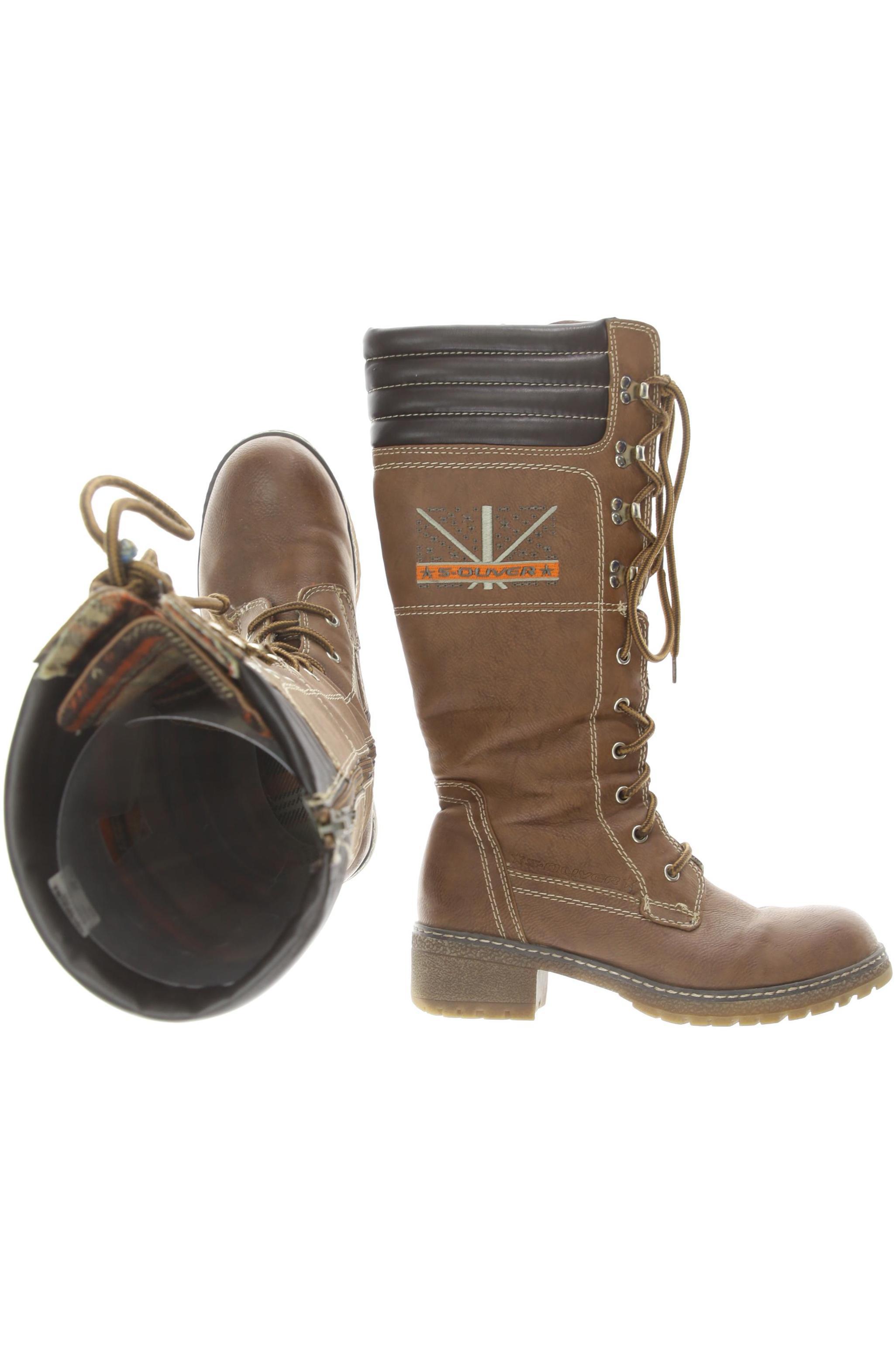 

s.Oliver Damen Stiefel, braun, Gr. 38