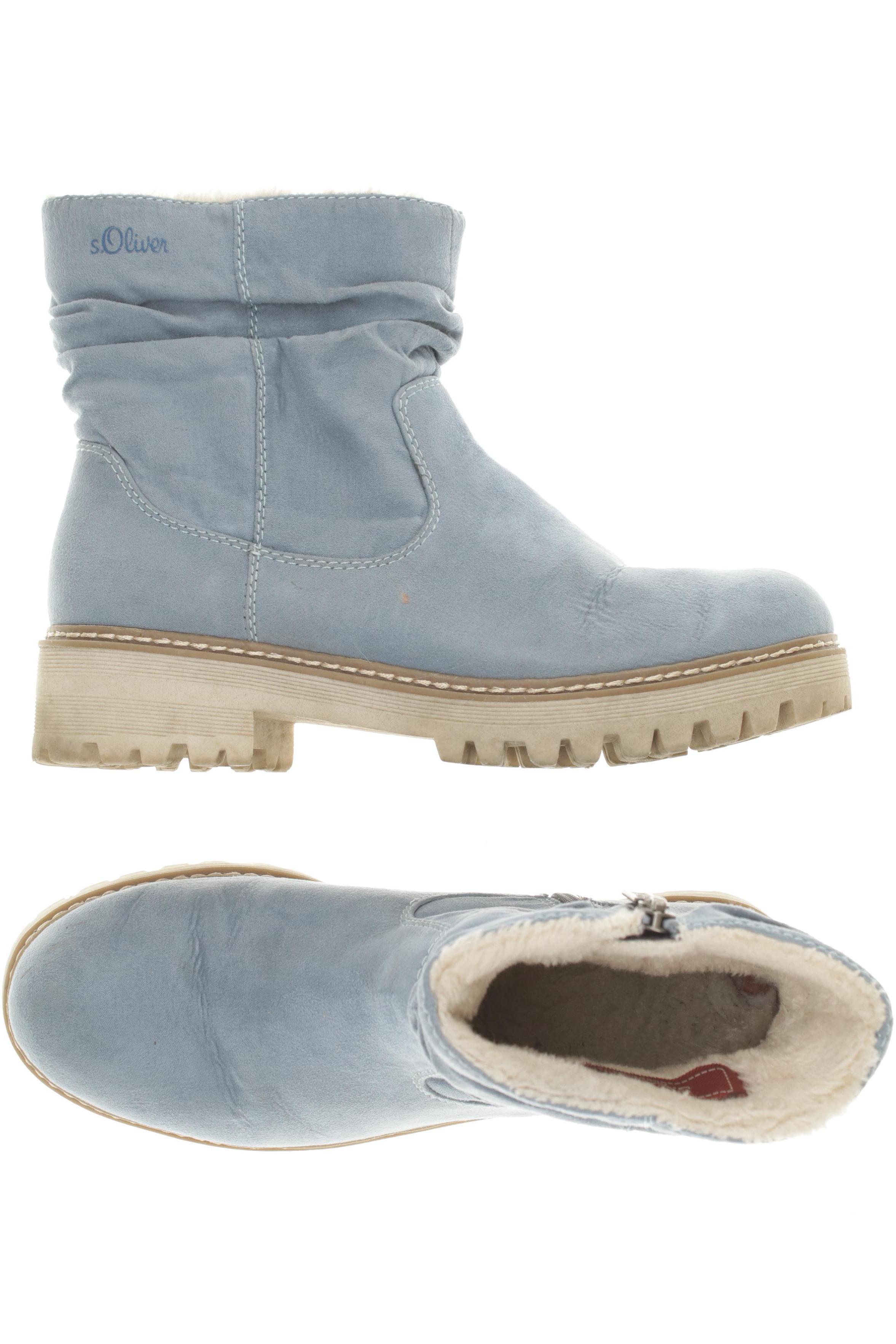 

s.Oliver Damen Stiefel, blau, Gr. 38