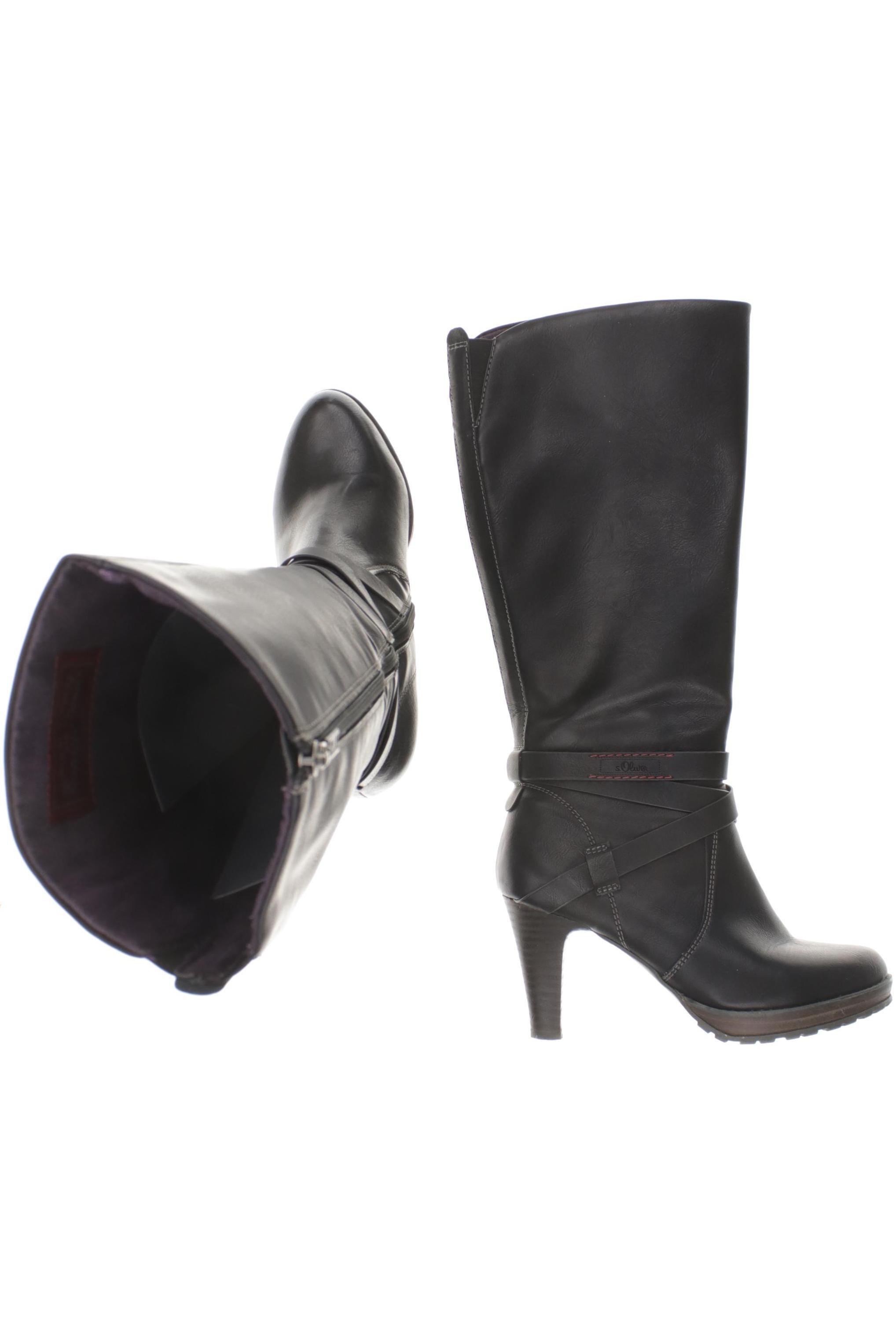 

s.Oliver Damen Stiefel, schwarz, Gr. 37