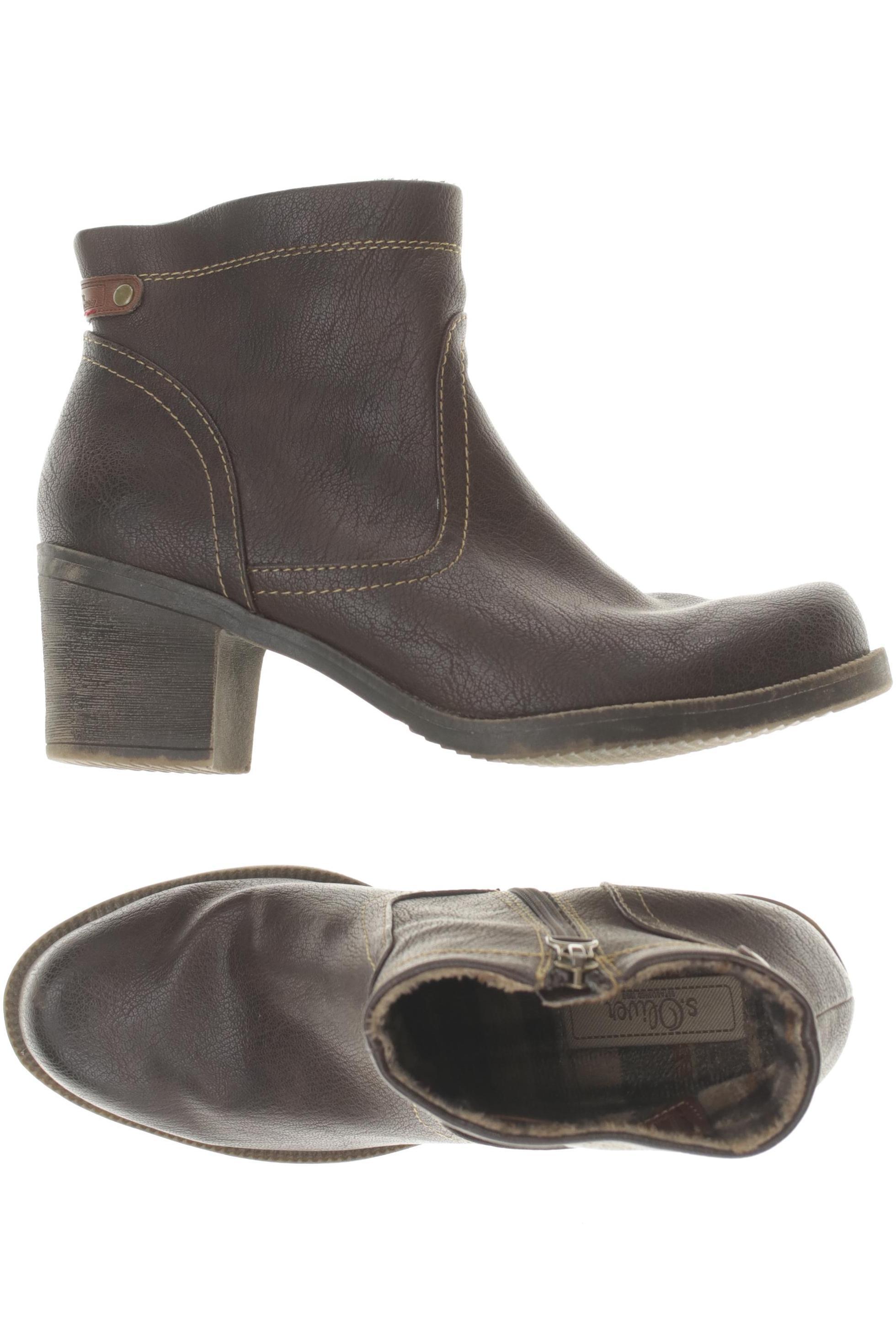 

s.Oliver Damen Stiefelette, braun, Gr. 39